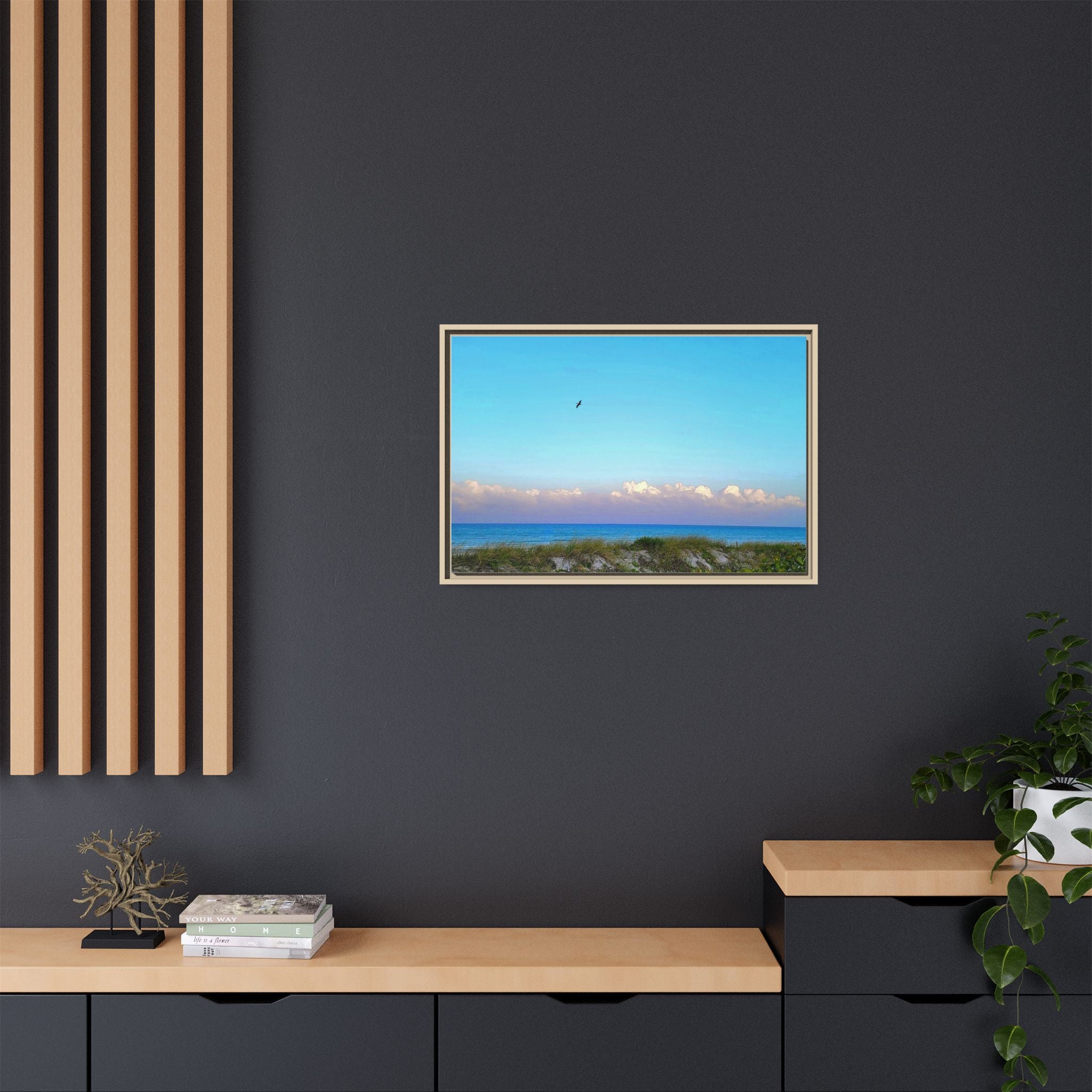 Matte Canvas, Framed (Multi-color)