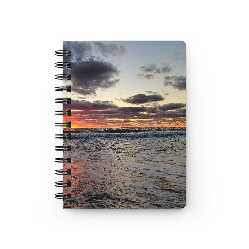 Forgiven Journal — Ocean WashAway Waves & Outstretched Healing Hands Sunrise Notebook