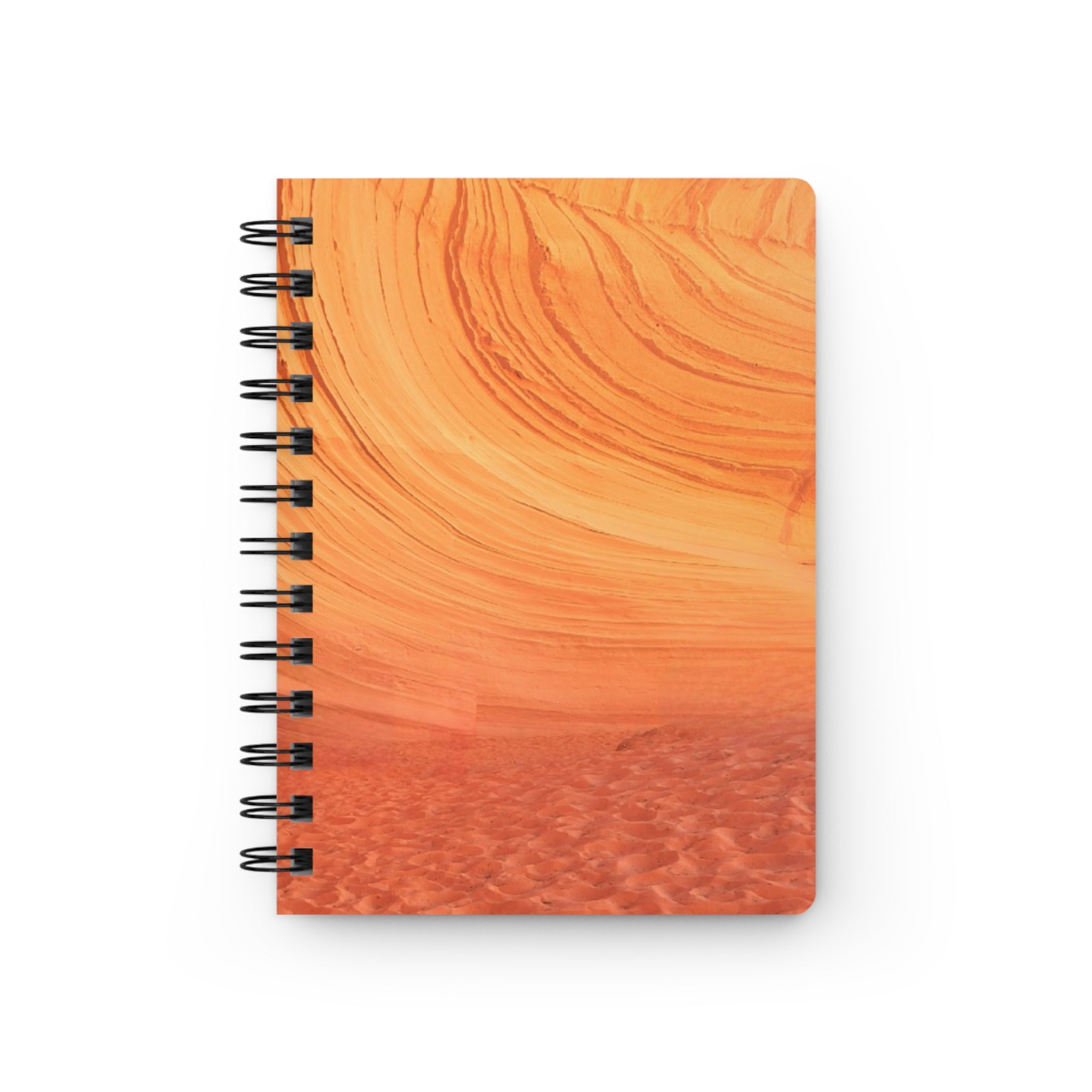 Desert Wave Journal — Spiral Bound Canyon-Inspired Notebook