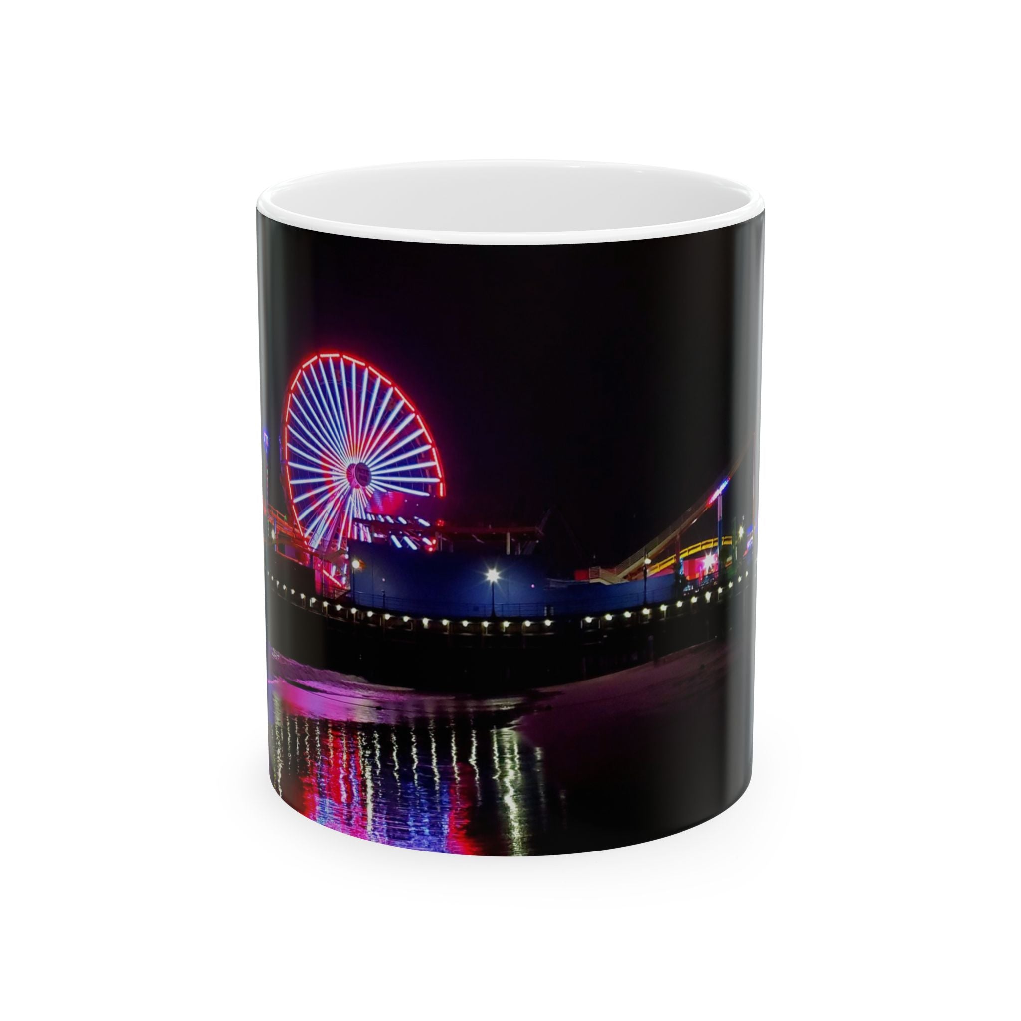 Where Trix are for kids - Ceramic Mug — Neon Ferris Wheel 11oz/15oz