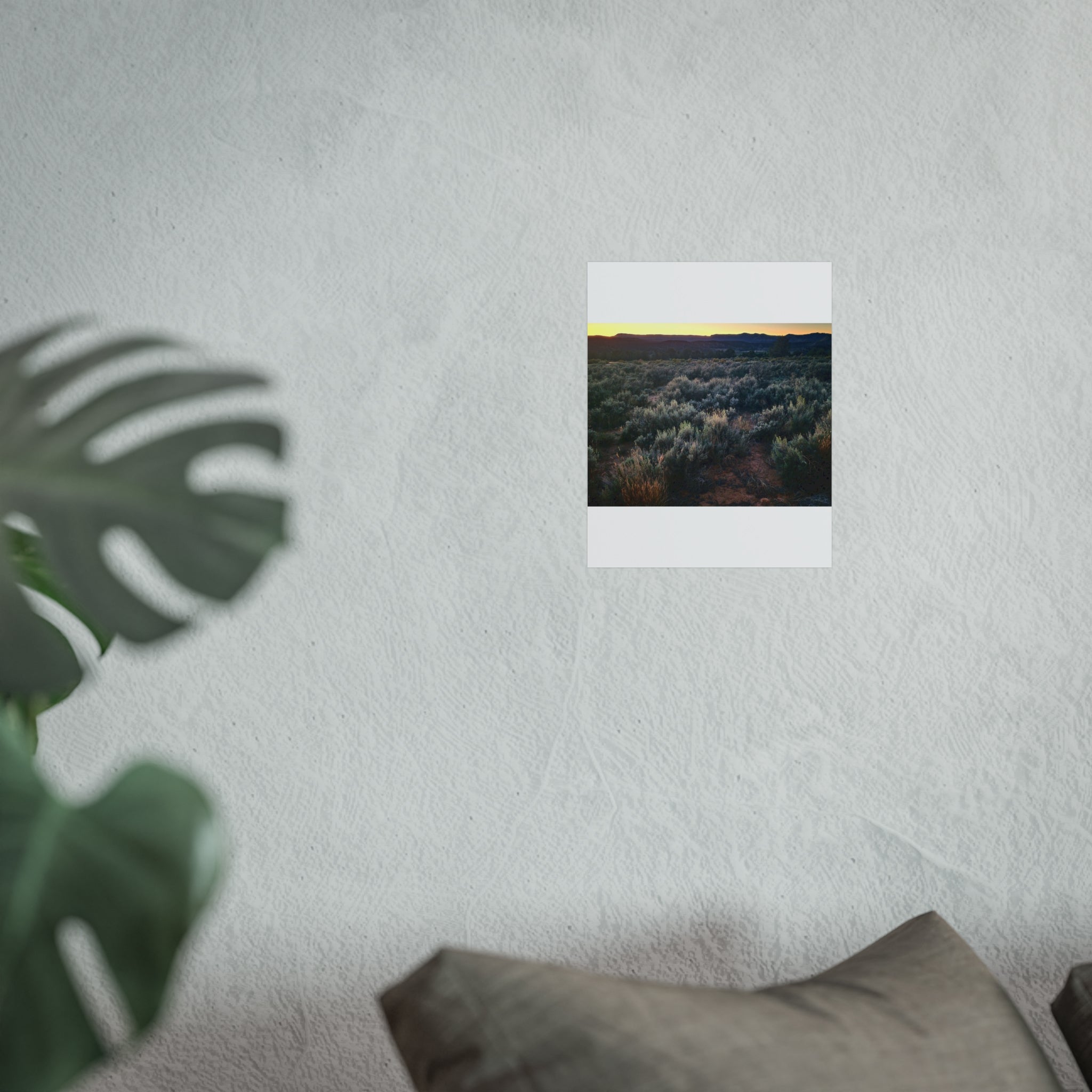 Sagebrush Sunset Fine Art Poster