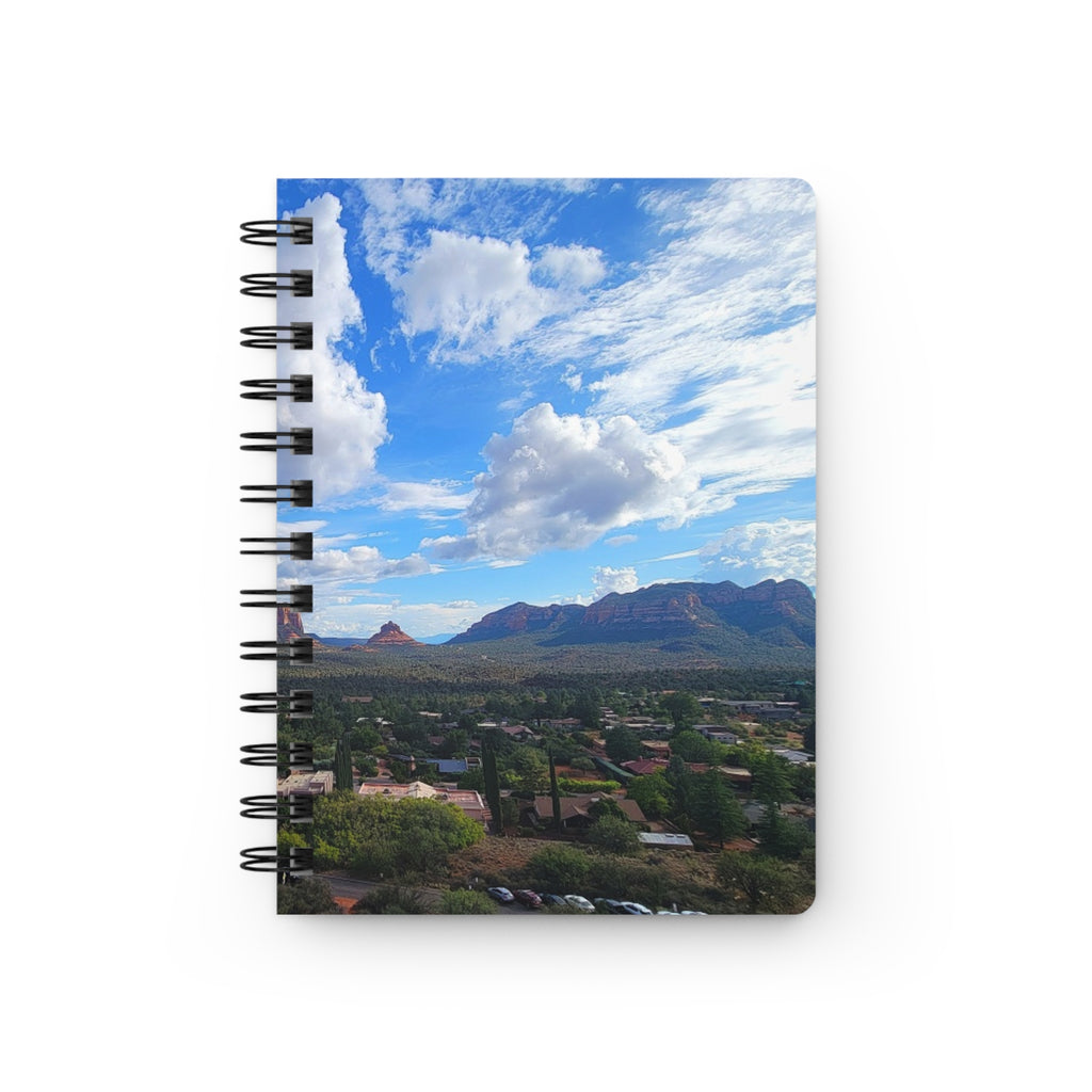 Sedona Vista Spiral Journal — Scenic Mountain Landscape Notebook for Travel, Hiking & Daily Notes