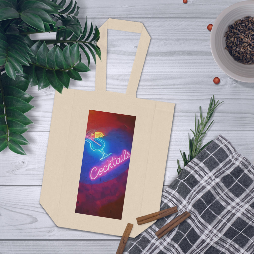 Cocktail Double Bottle Wine Tote Bag