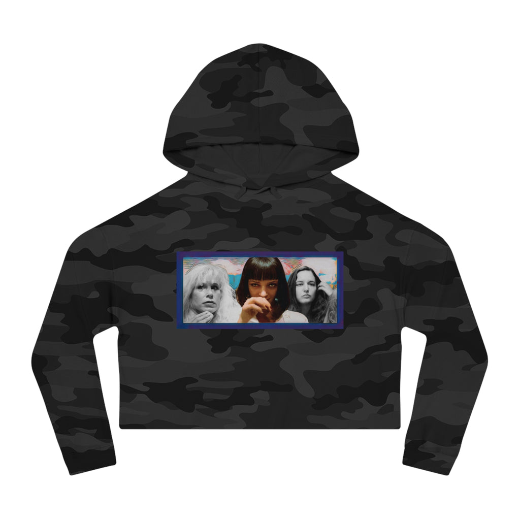 I've Got To Powder My Nose - Women's Cropped Hoodie