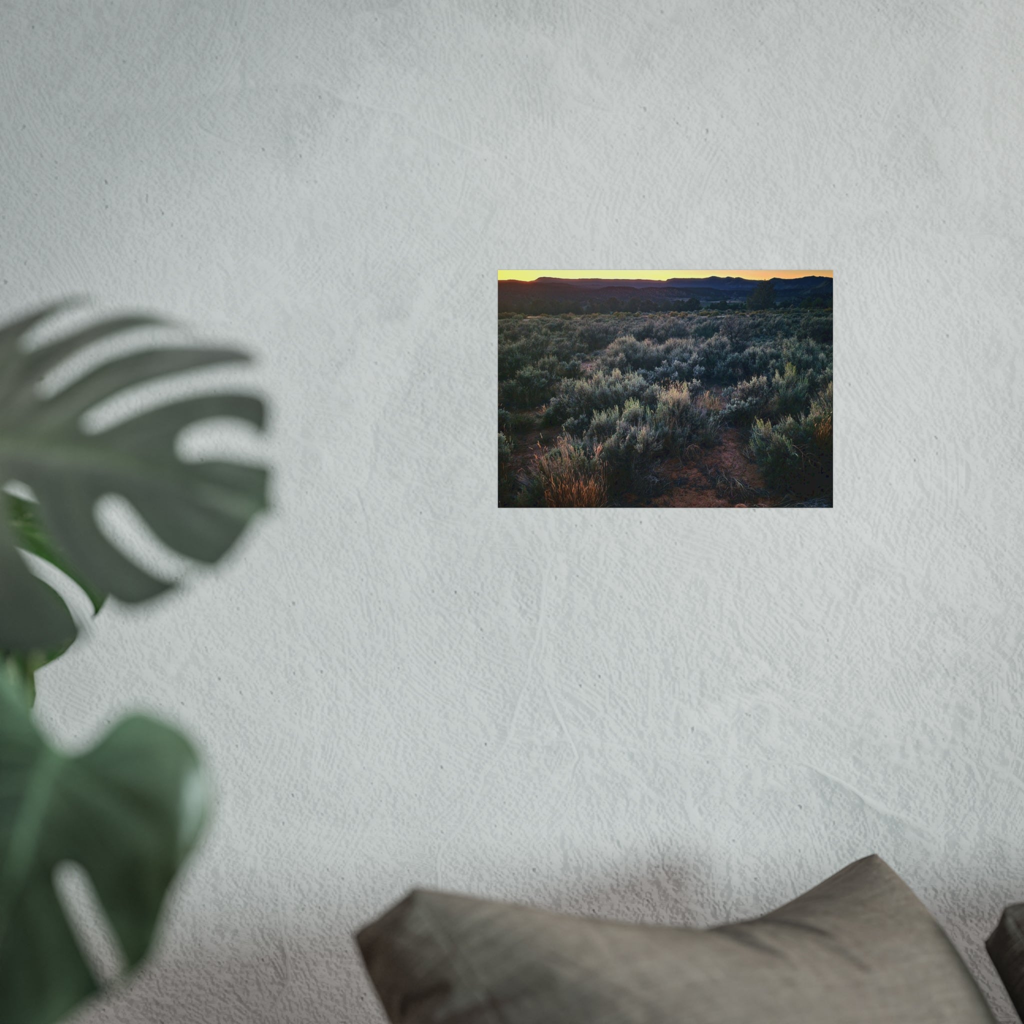 Sagebrush Sunset Fine Art Poster