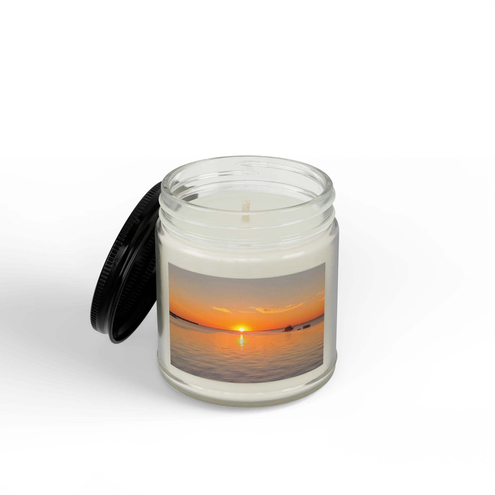 Sunset Serenity Soy Candle — Scented Jar Candle (4oz & 9oz)