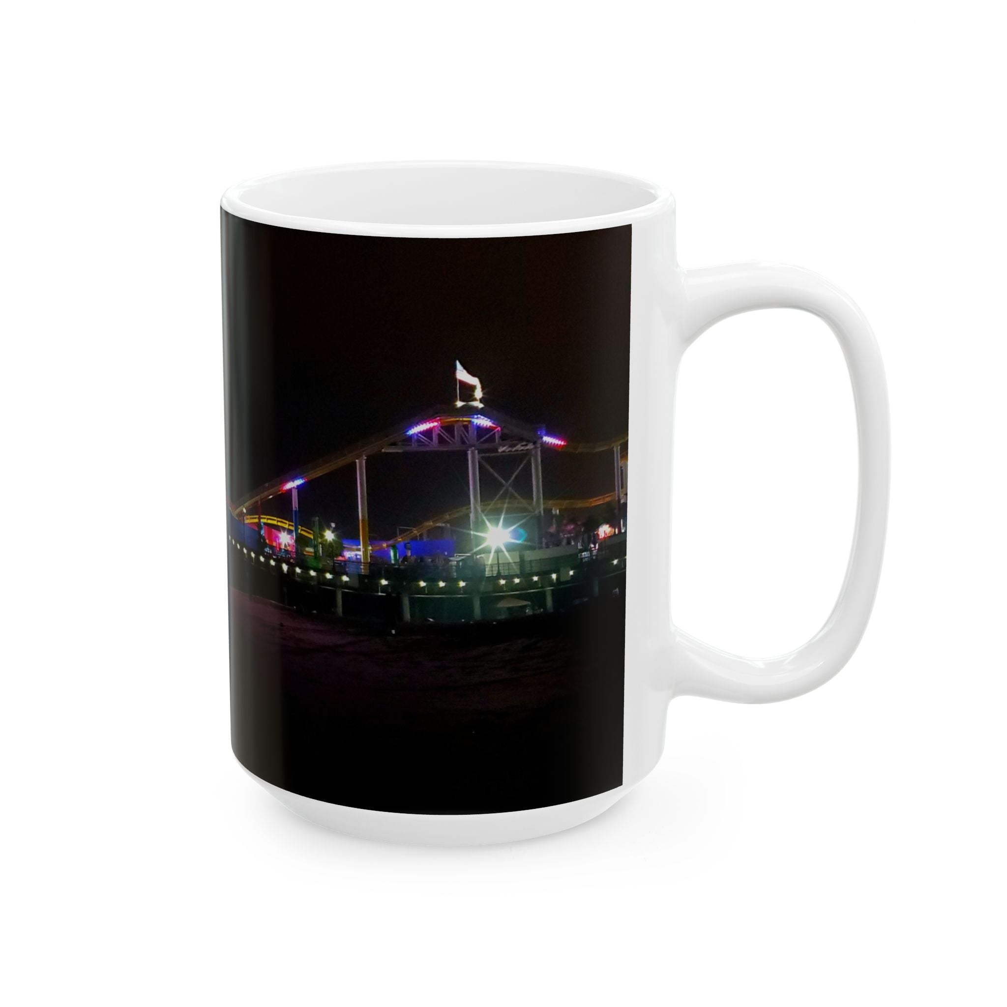 Where Trix are for kids - Ceramic Mug — Neon Ferris Wheel 11oz/15oz