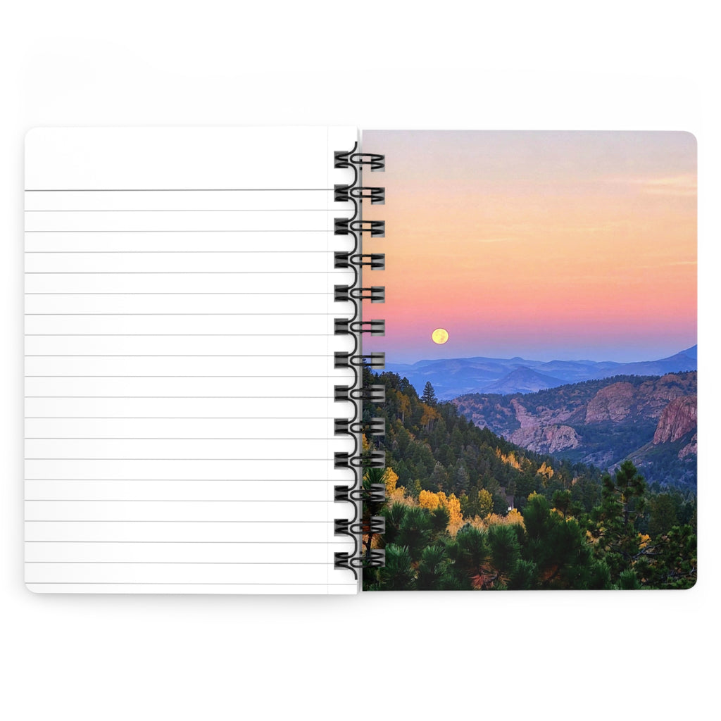 Sunset Mountain Journal — Spiral-Bound Scenic Notebook
