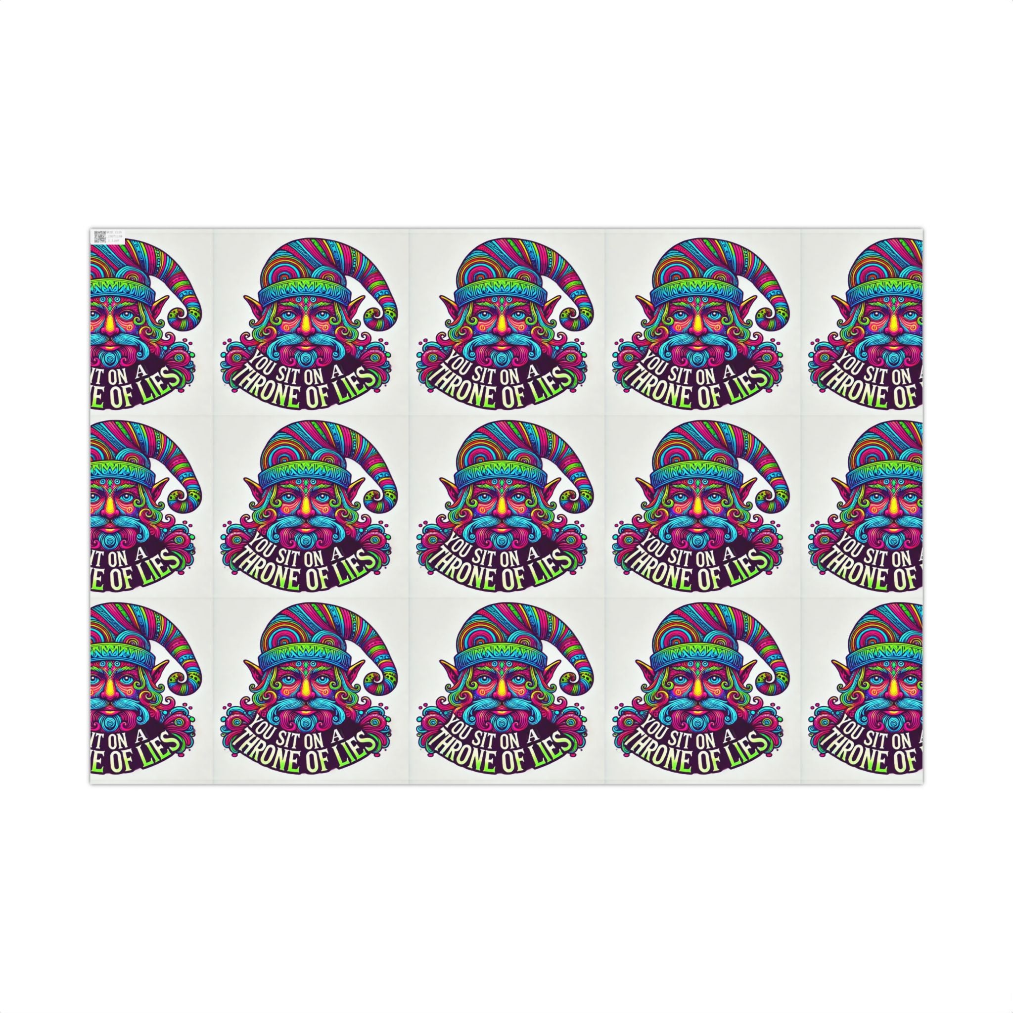 You Sit On A Throne of Lies - Gift Wrapping Paper