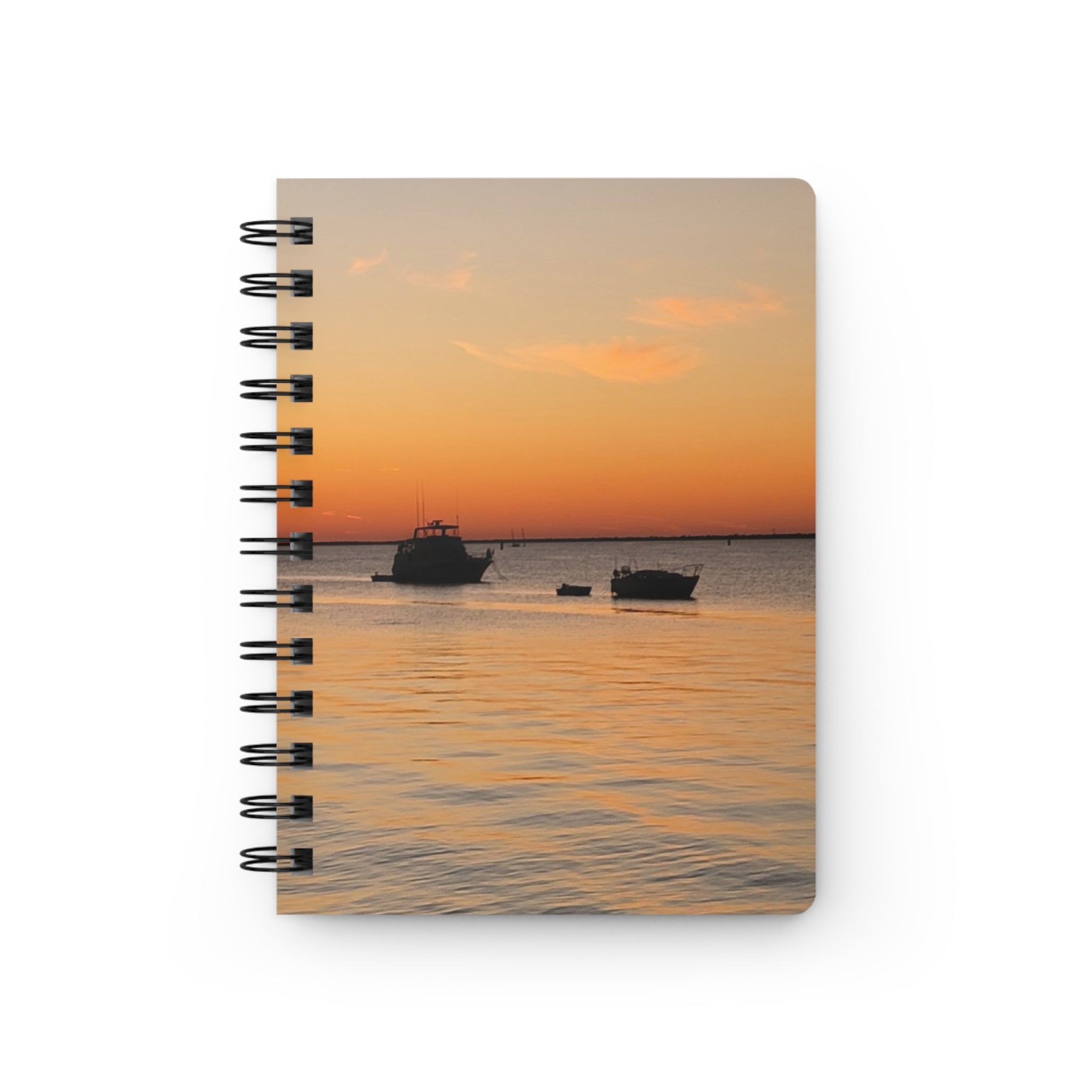 Cast Off Journal — Beach Sunset Notebook for Travel, Reflection & Daily Notes