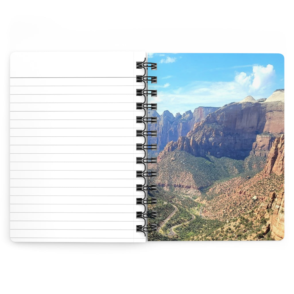 Zion Canyon Spiral Journal — Scenic Mountain Travel Notebook