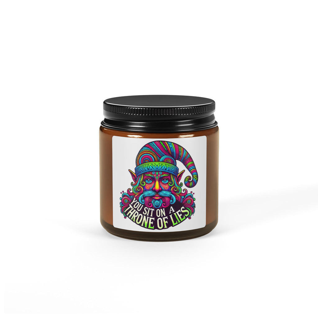 Scented Soy Candle (Multi-Size, Amber Jar)