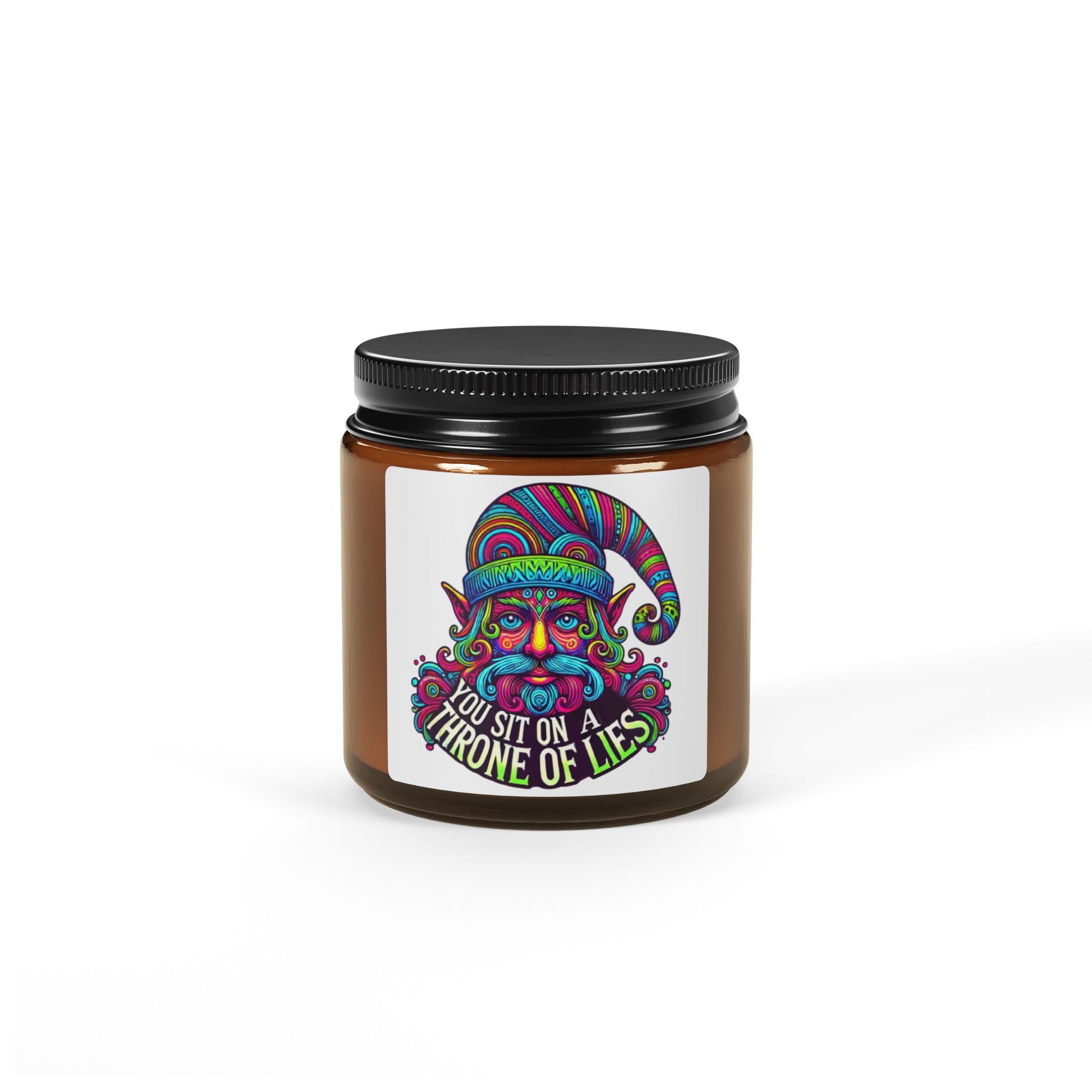 Scented Soy Candle (Multi-Size, Amber Jar)