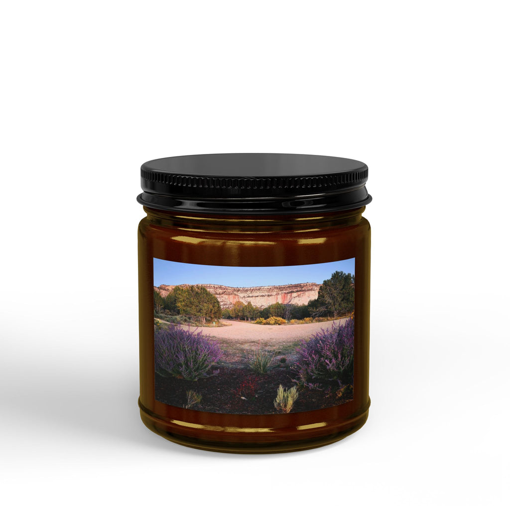 Lavender Meadow Soy Candle — Scented Amber Jar (4oz & 9oz)