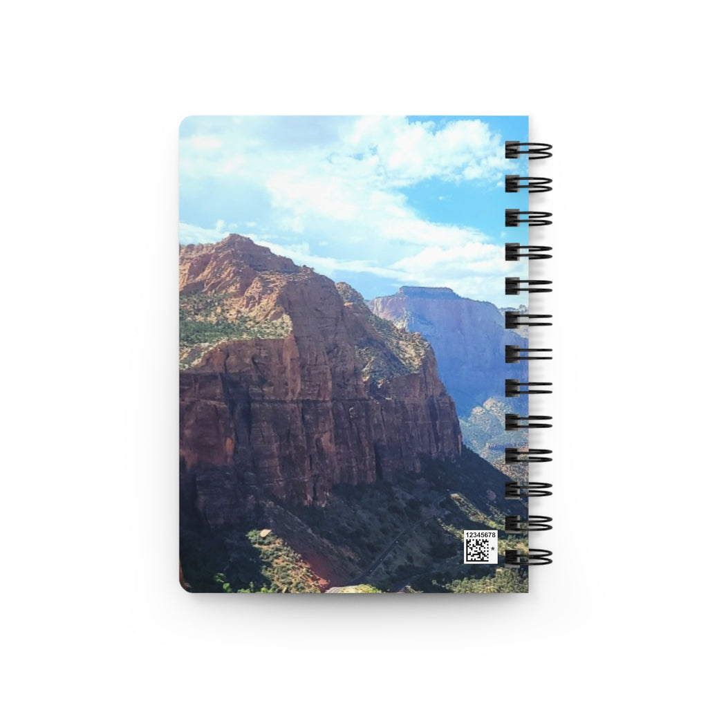 Zion Canyon Spiral Journal — Scenic Mountain Travel Notebook