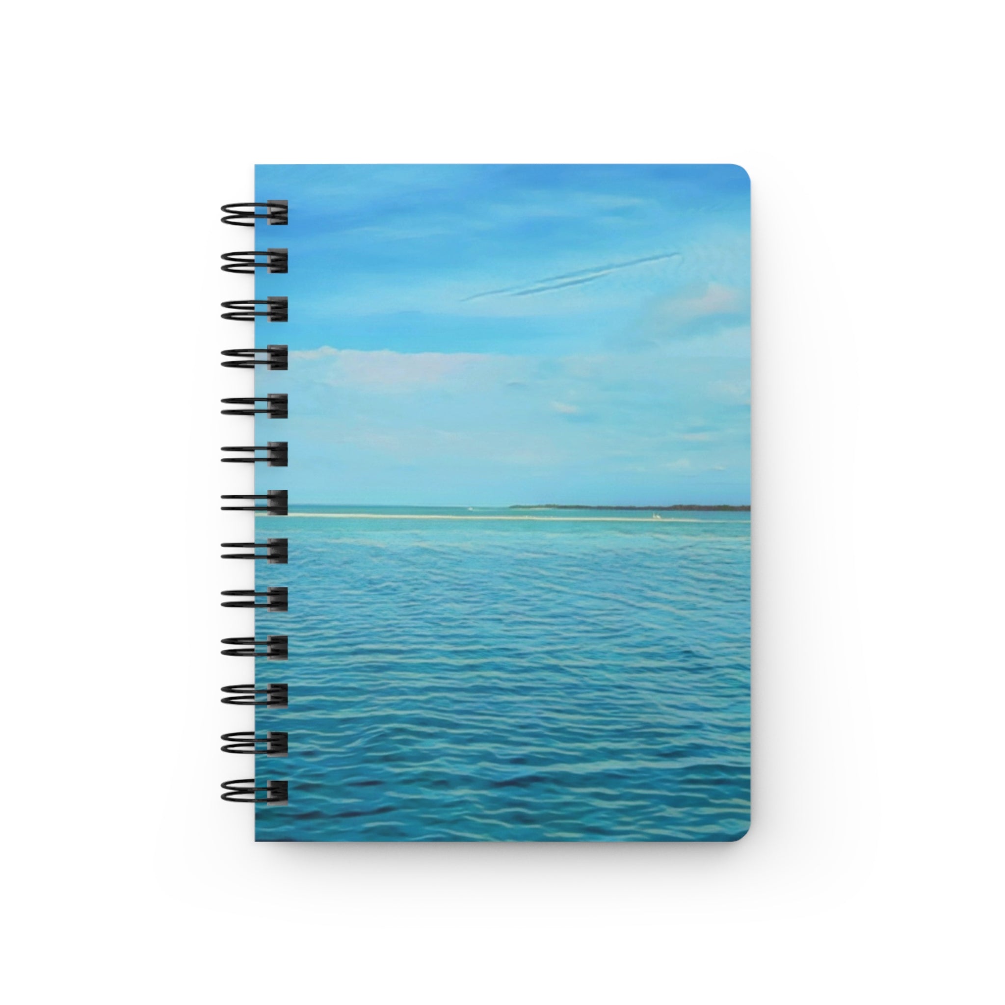 Refresh Journal — Coastal Blue Seascape Notebook for Travel, Journaling & Vacation Memories