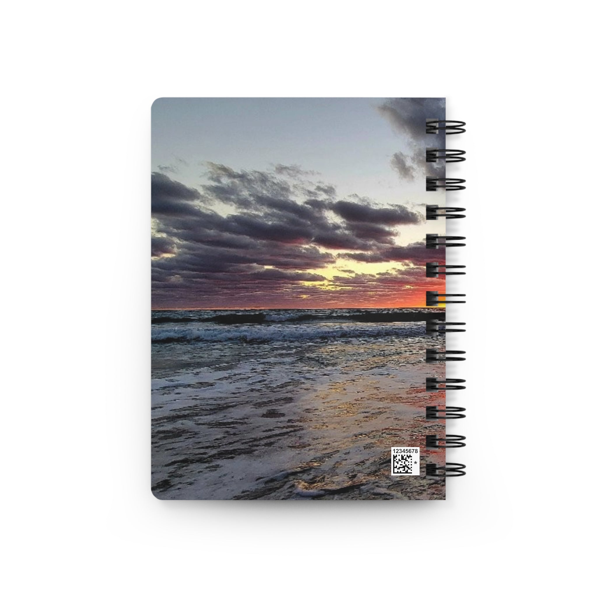 Forgiven Journal — Ocean WashAway Waves & Outstretched Healing Hands Sunrise Notebook