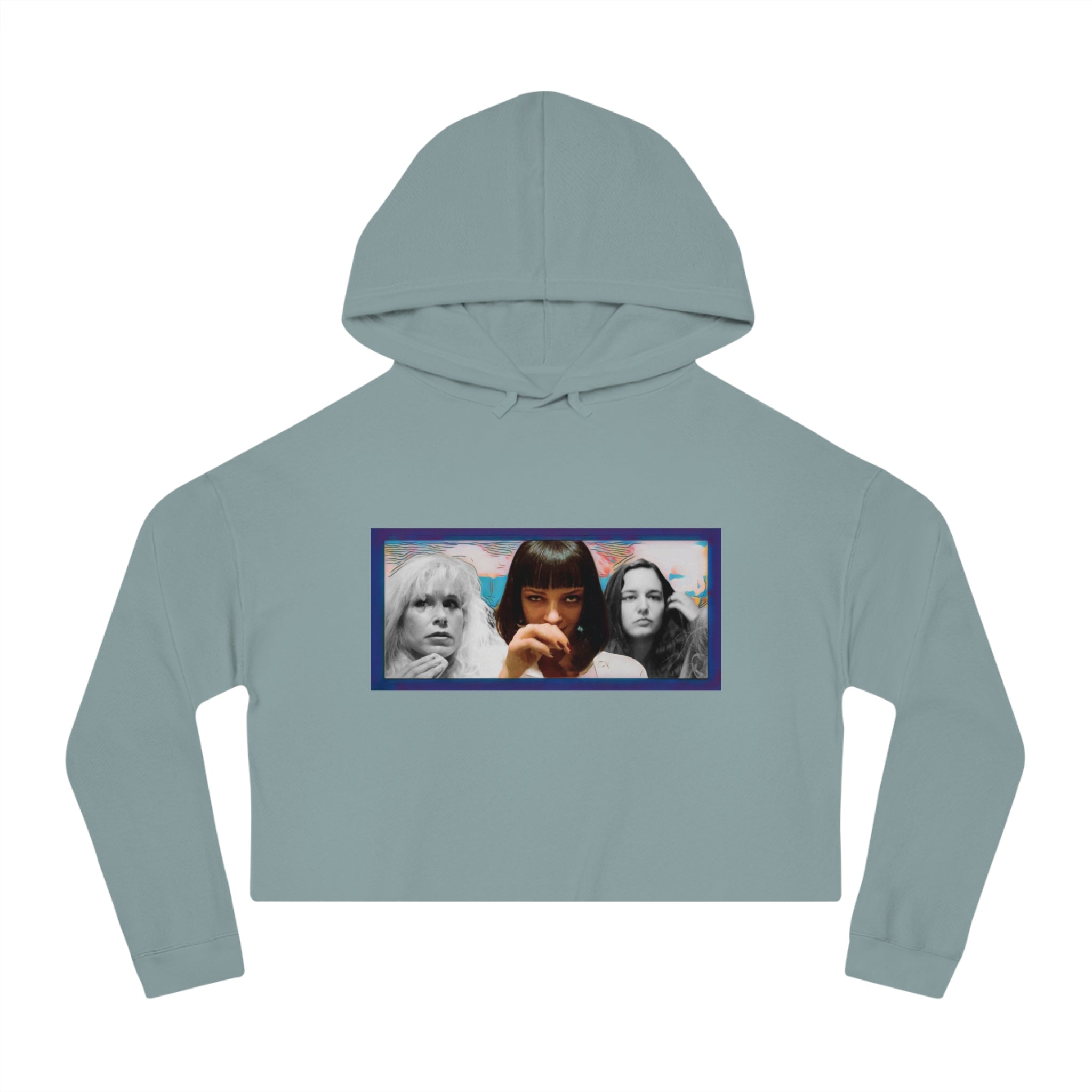 I've Got To Powder My Nose - Women's Cropped Hoodie