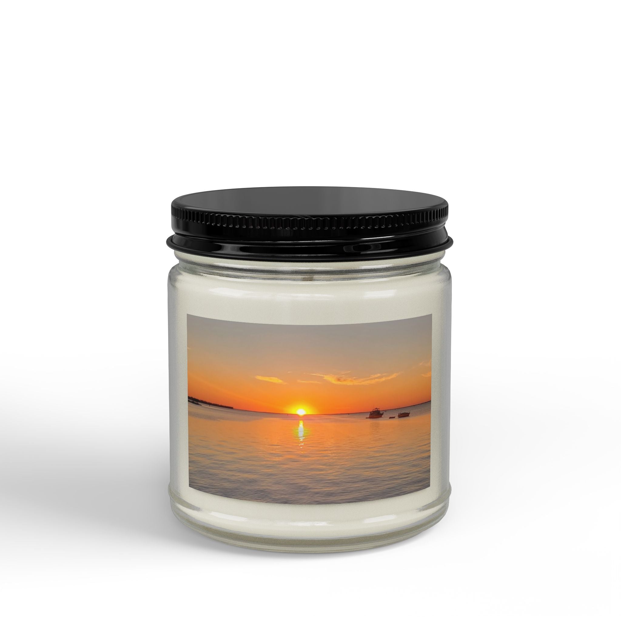 Sunset Serenity Soy Candle — Scented Jar Candle (4oz & 9oz)