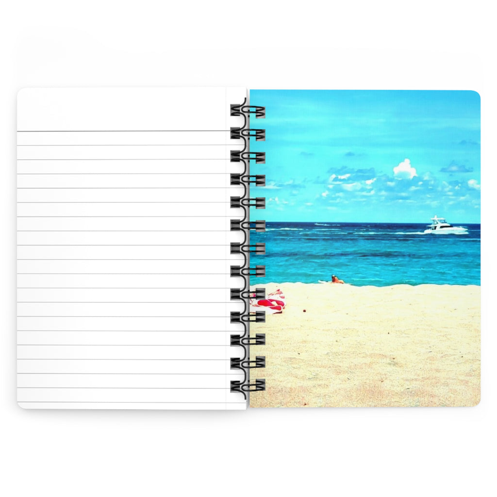 Beach Chair Spiral Notebook — Summer Ocean Journal