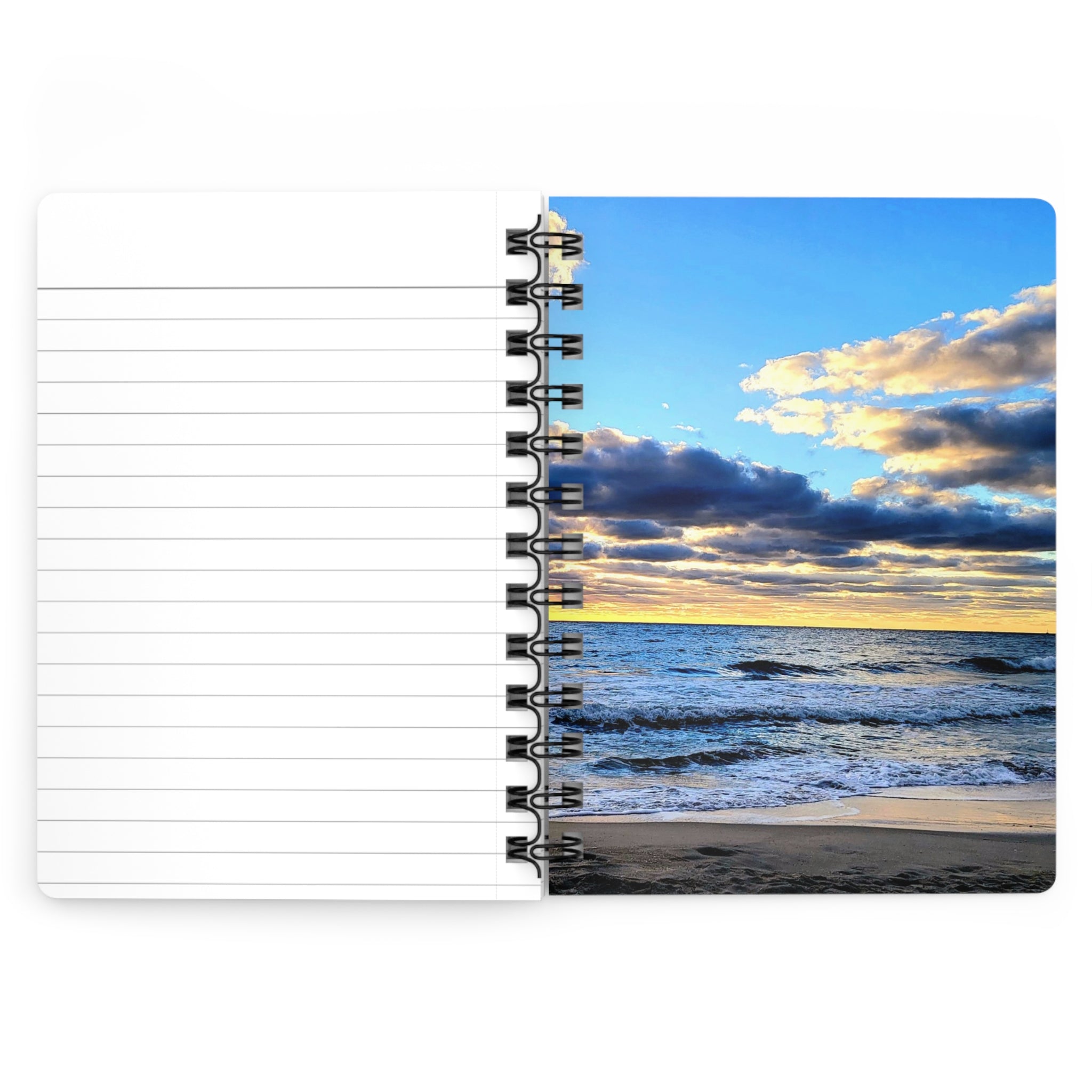 Renew Journal — Beach Scene Notebook for Travel, Reflection & Daily Notes