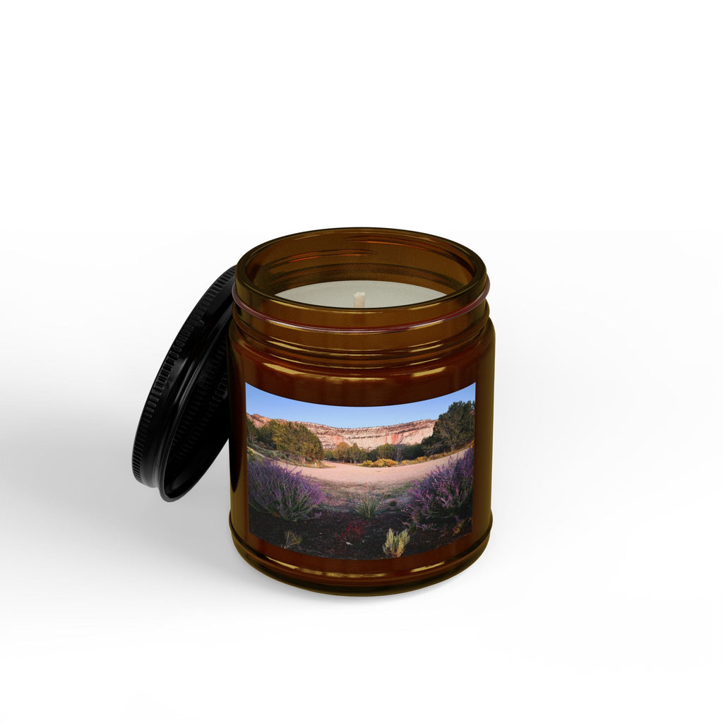 Lavender Meadow Soy Candle — Scented Amber Jar (4oz & 9oz)