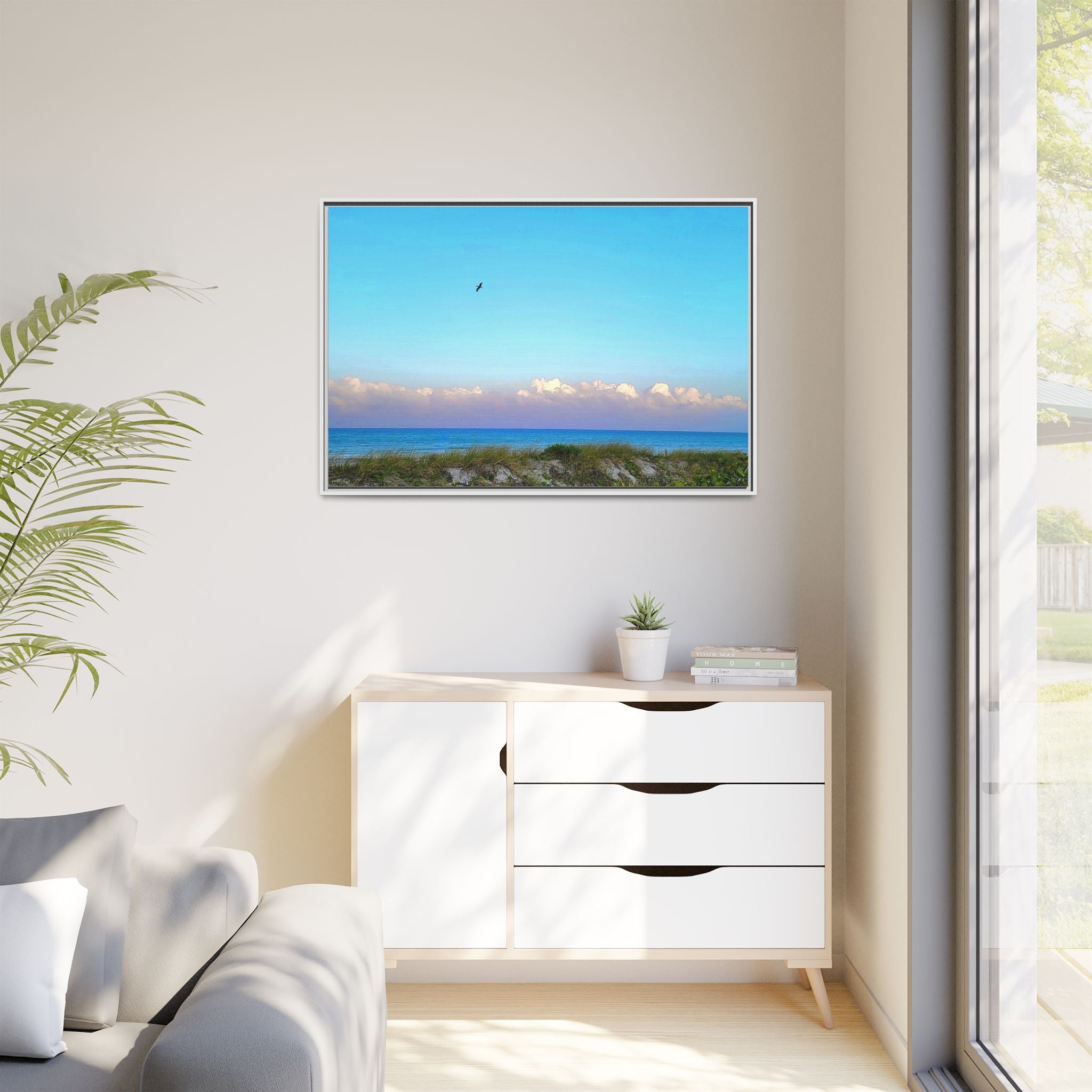 Matte Canvas, Framed (Multi-color)