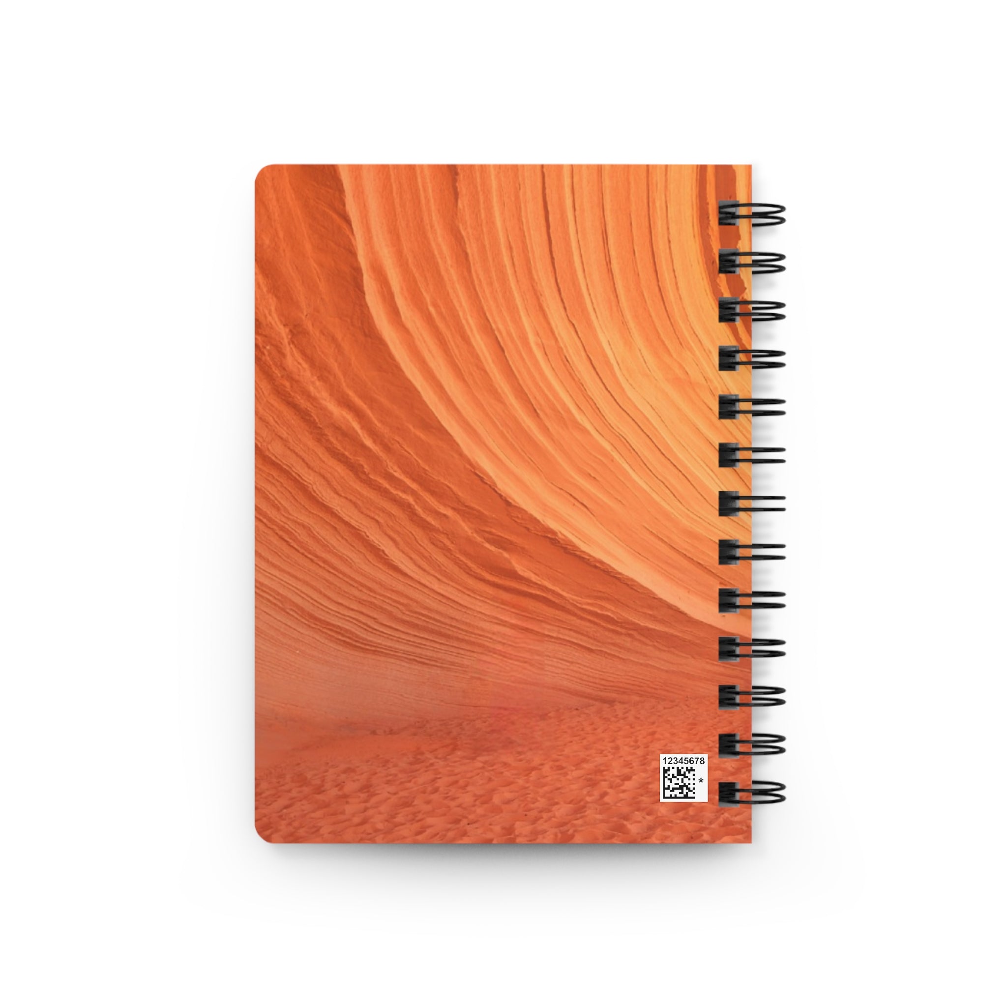 Desert Wave Journal — Spiral Bound Canyon-Inspired Notebook