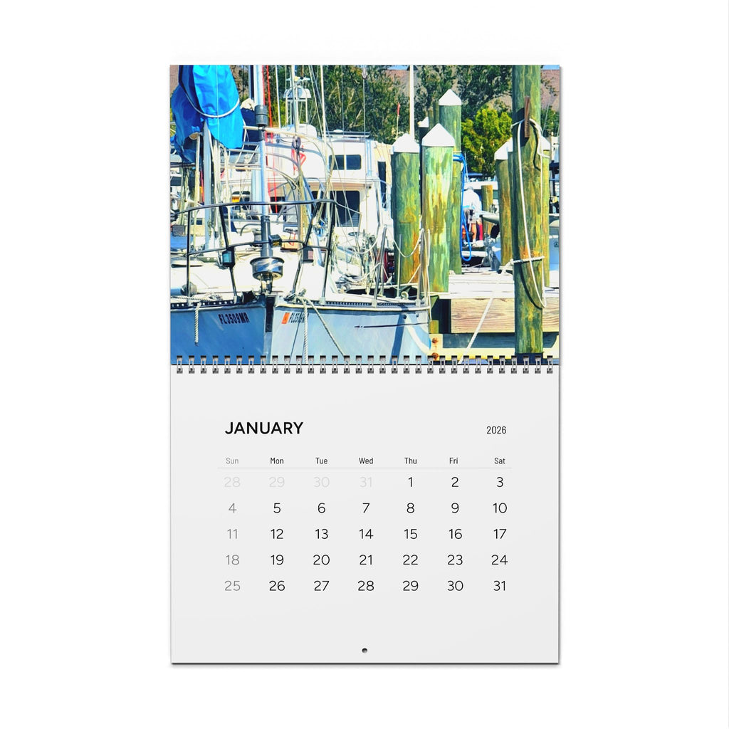 2026 Trippy Beach Photography Wall Calendar — Surreal Coastal Landscapes