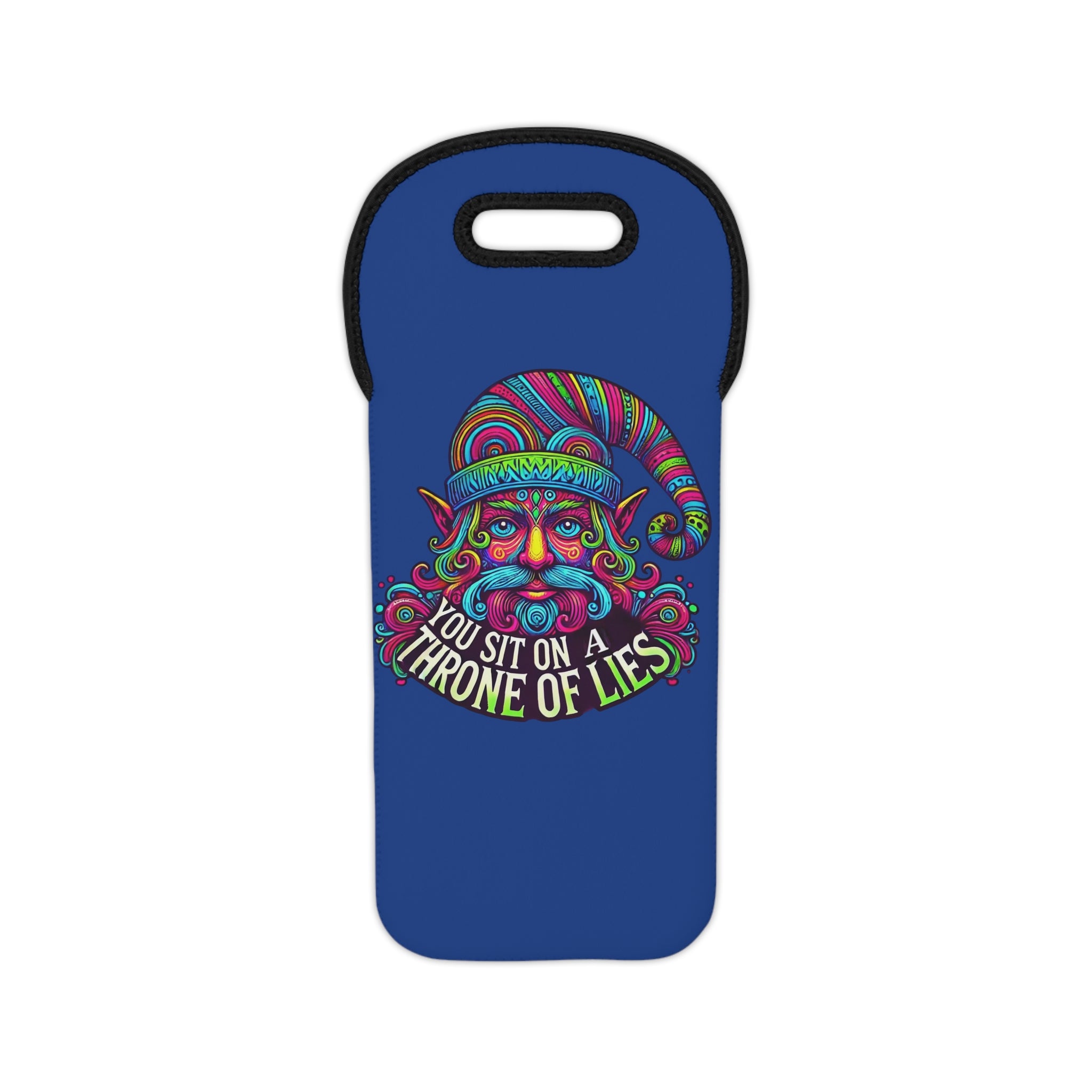 Blue - Wine Tote Bag