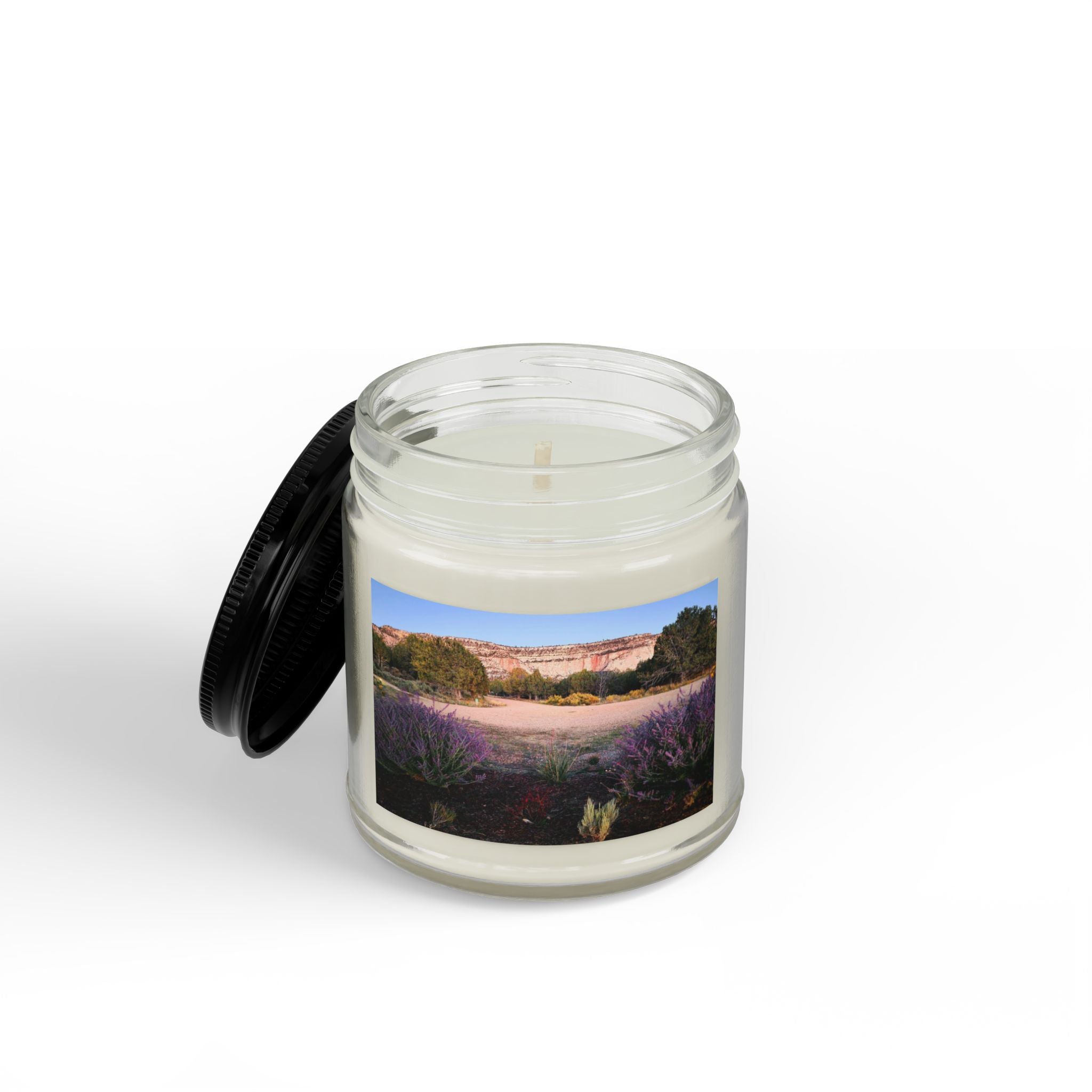 Lavender Meadow Soy Candle — Scented Amber Jar (4oz & 9oz)