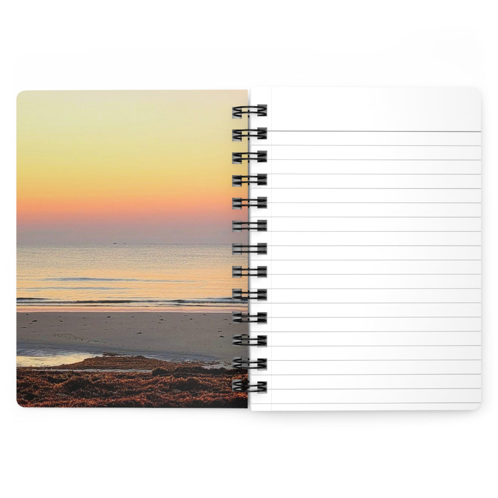 Let It Go Journal — Coastal Sunrise Lined Notebook