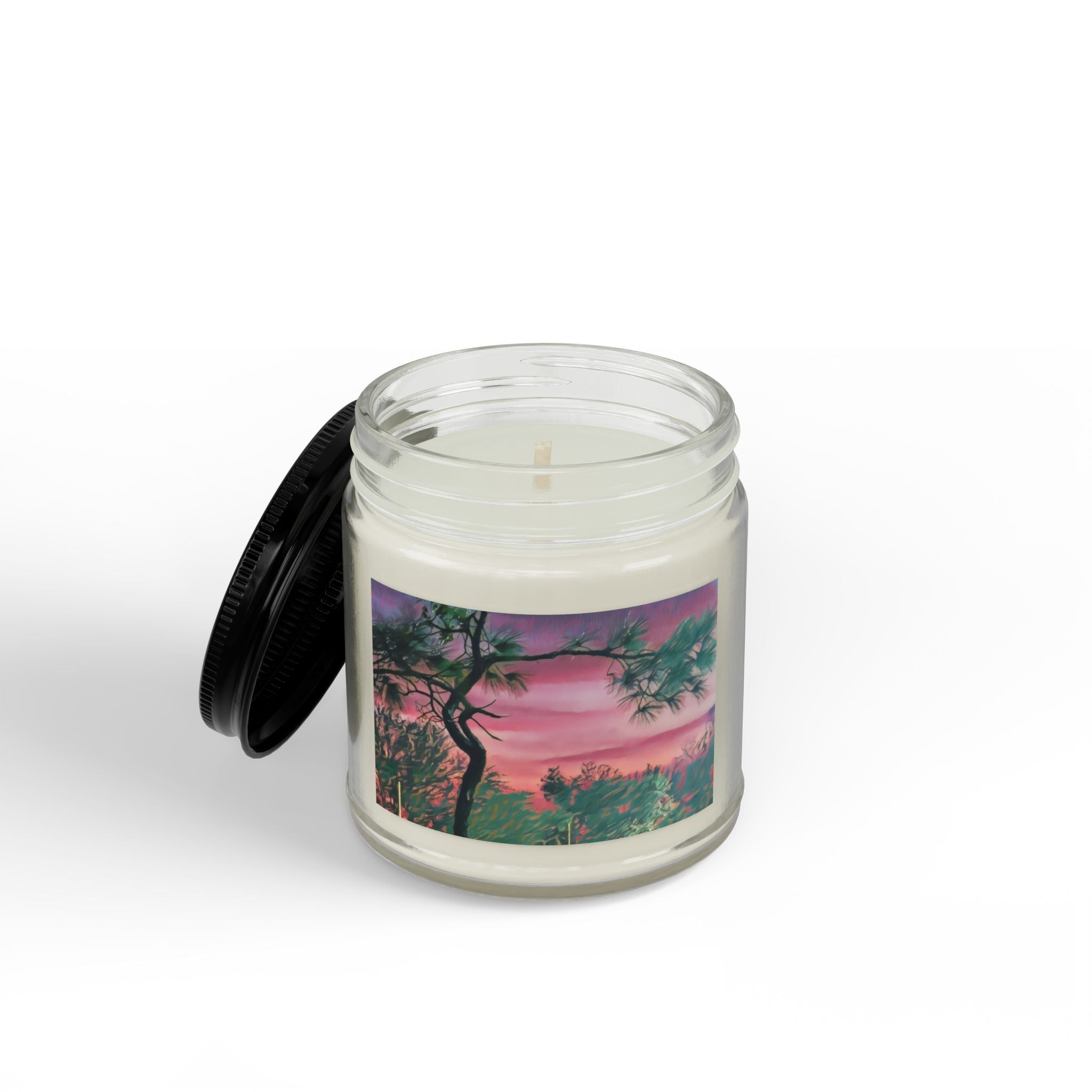 Soy Candle — Sunset Pine Scented Jar (4 oz & 9 oz)