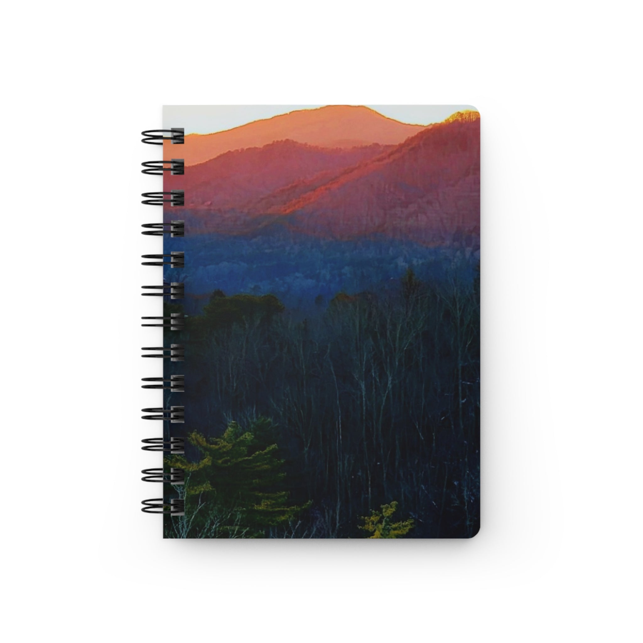 Sunset Mountain Spiral Journal