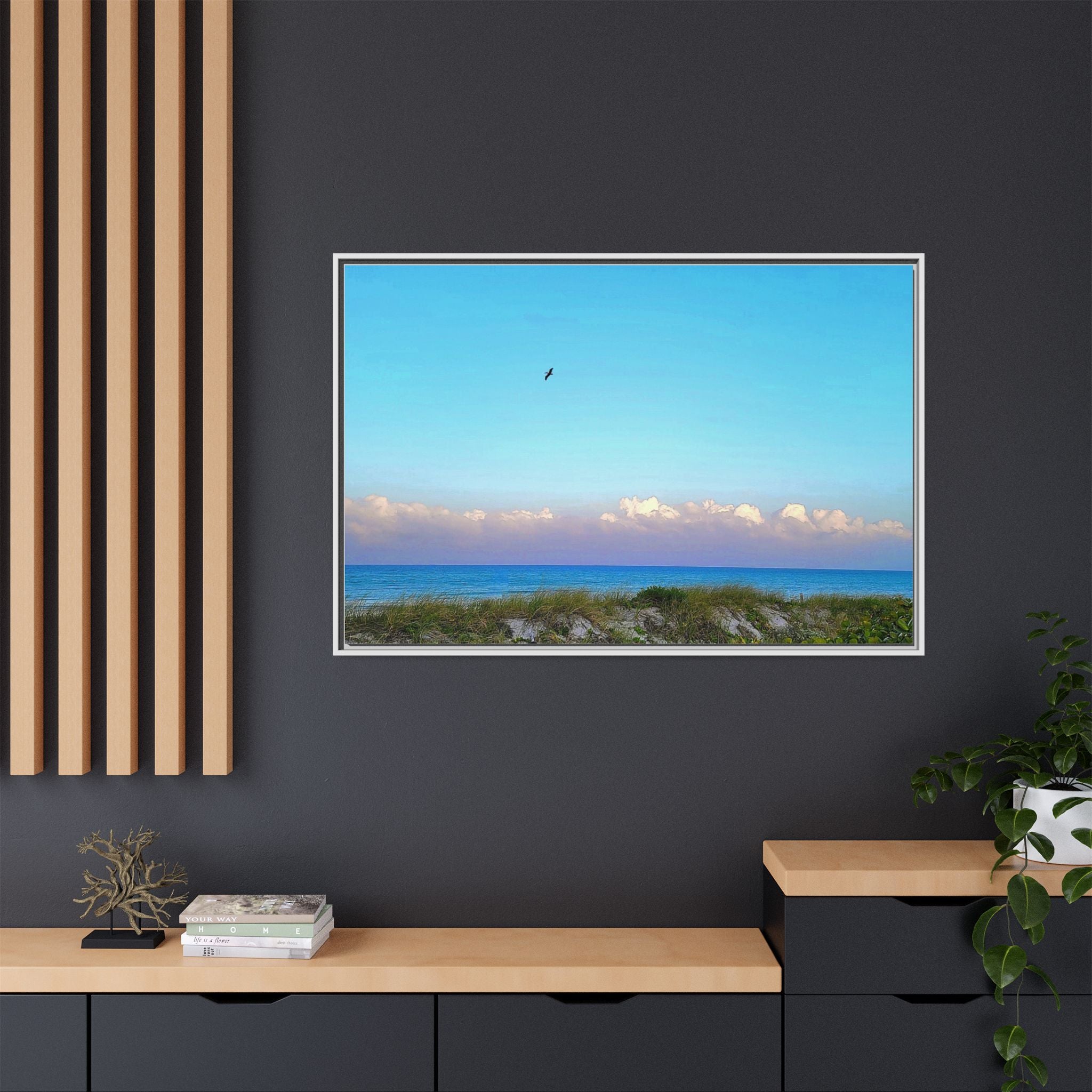 Matte Canvas, Framed (Multi-color)