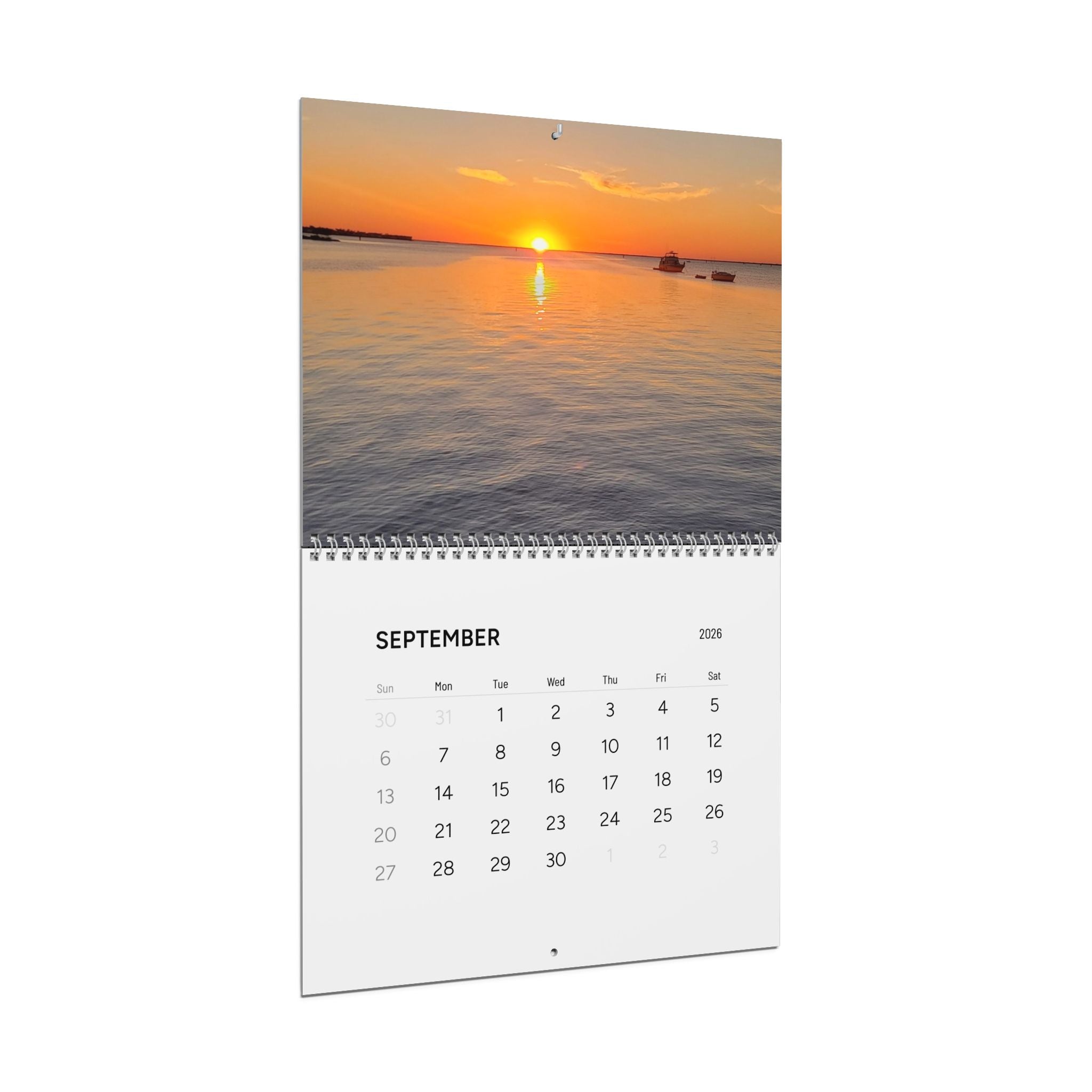 2026 Beach Special Effects Wall Calendar — Scenic Coastal Photography Calendar