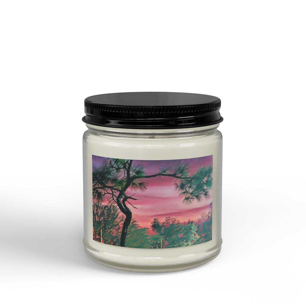 Soy Candle — Sunset Pine Scented Jar (4 oz & 9 oz)