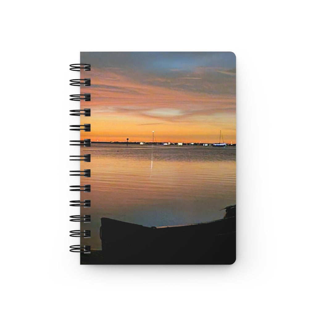 Settle Down Journal — Scenic Beach Sunset Notebook