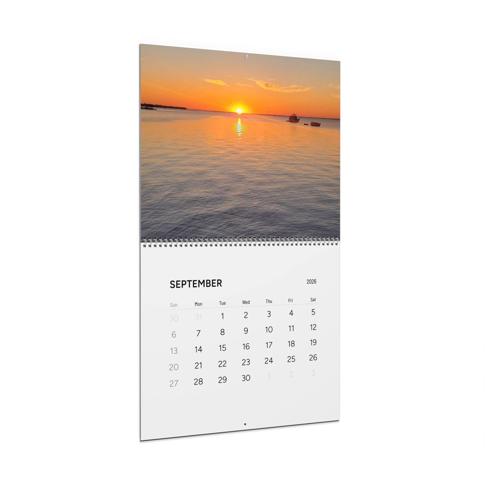 2026 Beach Special Effects Wall Calendar — Scenic Coastal Photography Calendar