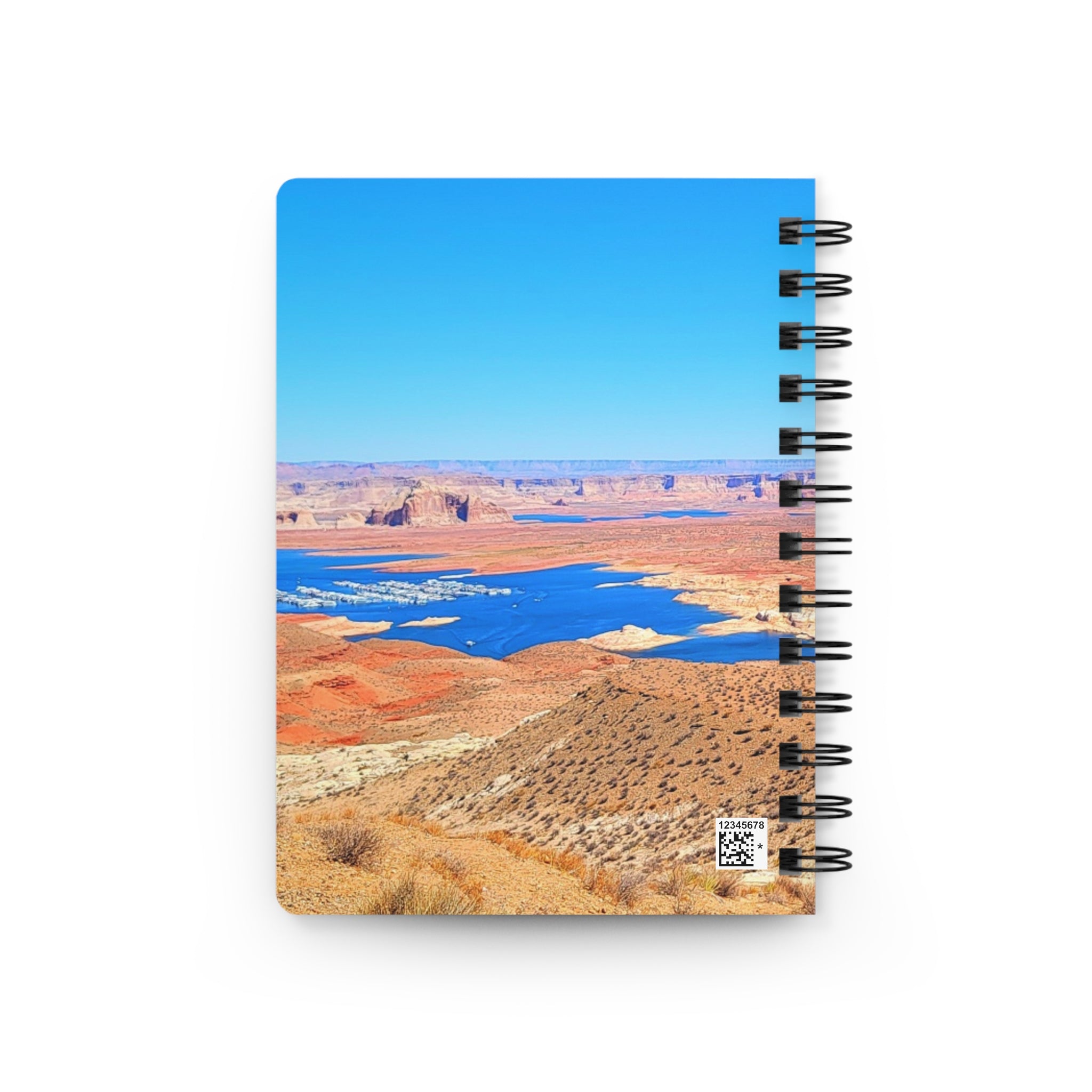 Desert Lake Spiral Journal — Southwestern Landscape Notebook for Travel, Nature & Daily Writing
