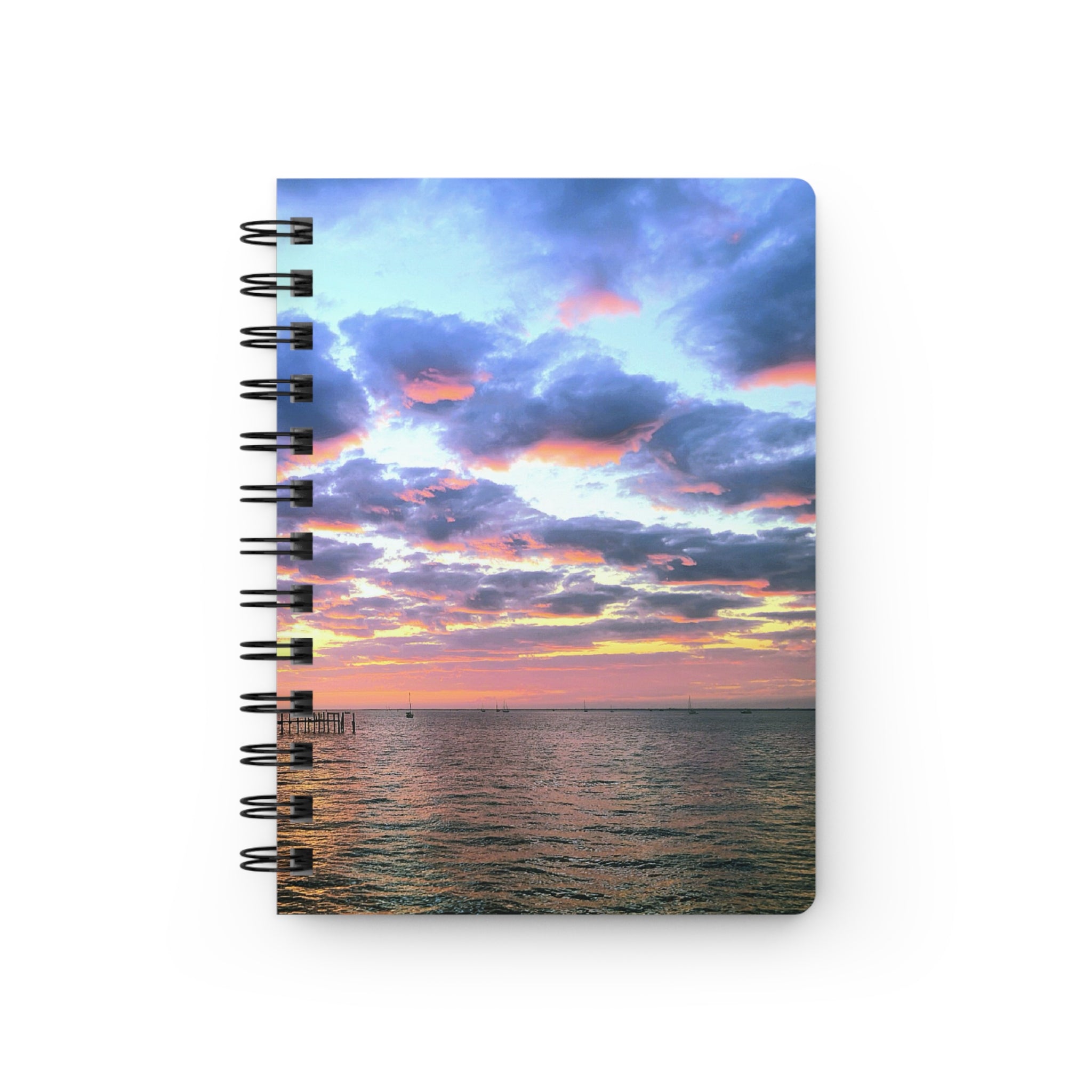 Take Pause Journal — Scenic Beach Sunset Notebook