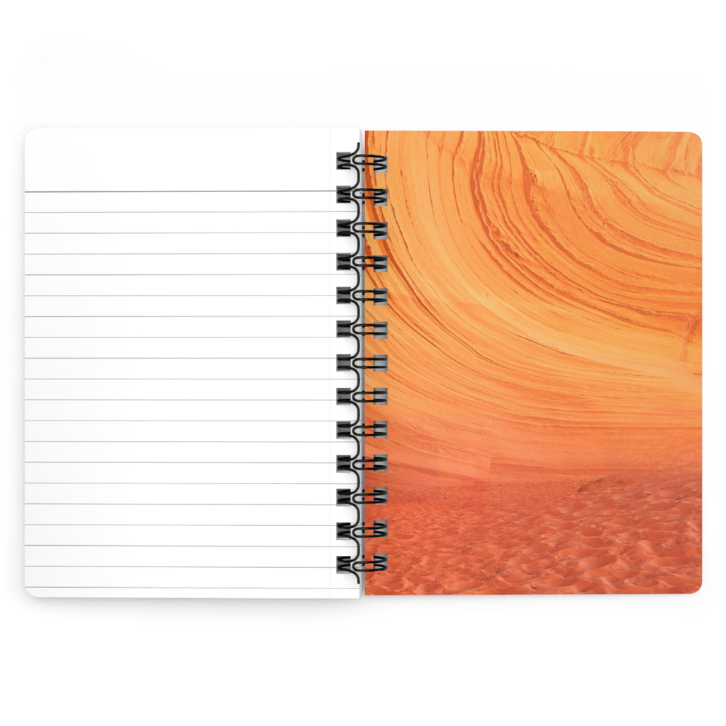 Desert Wave Journal — Spiral Bound Canyon-Inspired Notebook