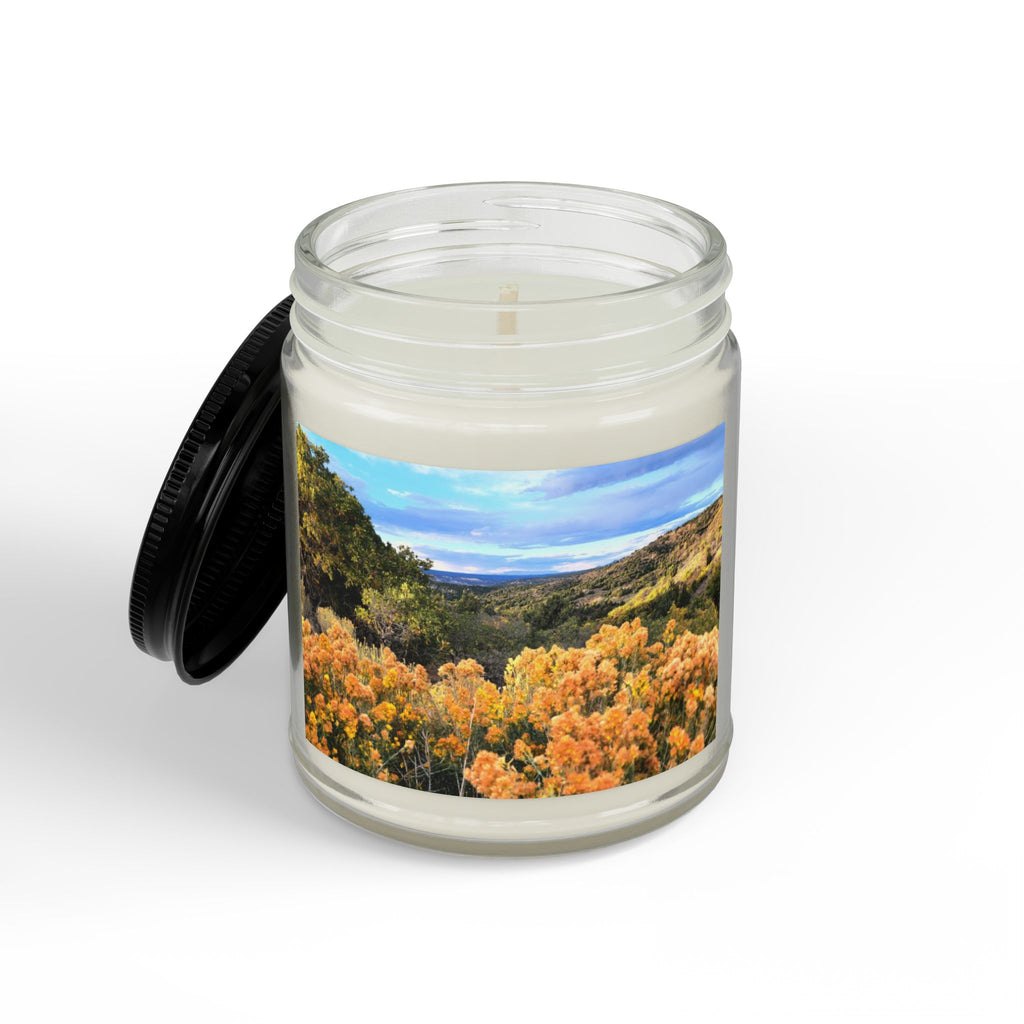 Autumn Hills Soy Candle — 4oz & 9oz Scented Jar with Black Lid
