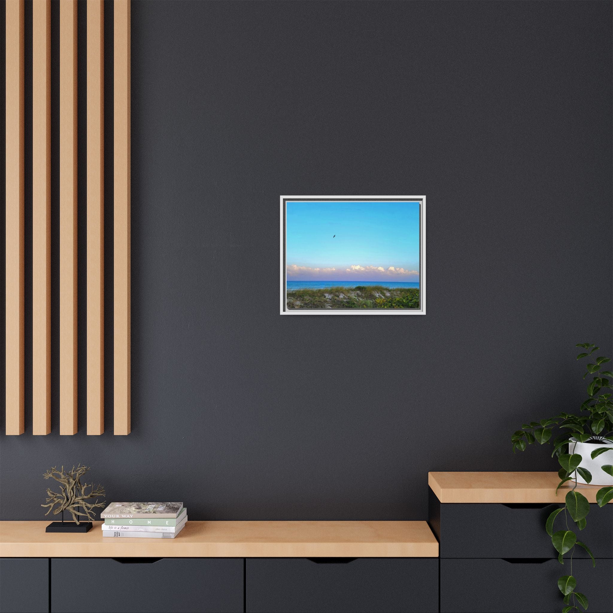 Matte Canvas, Framed (Multi-color)