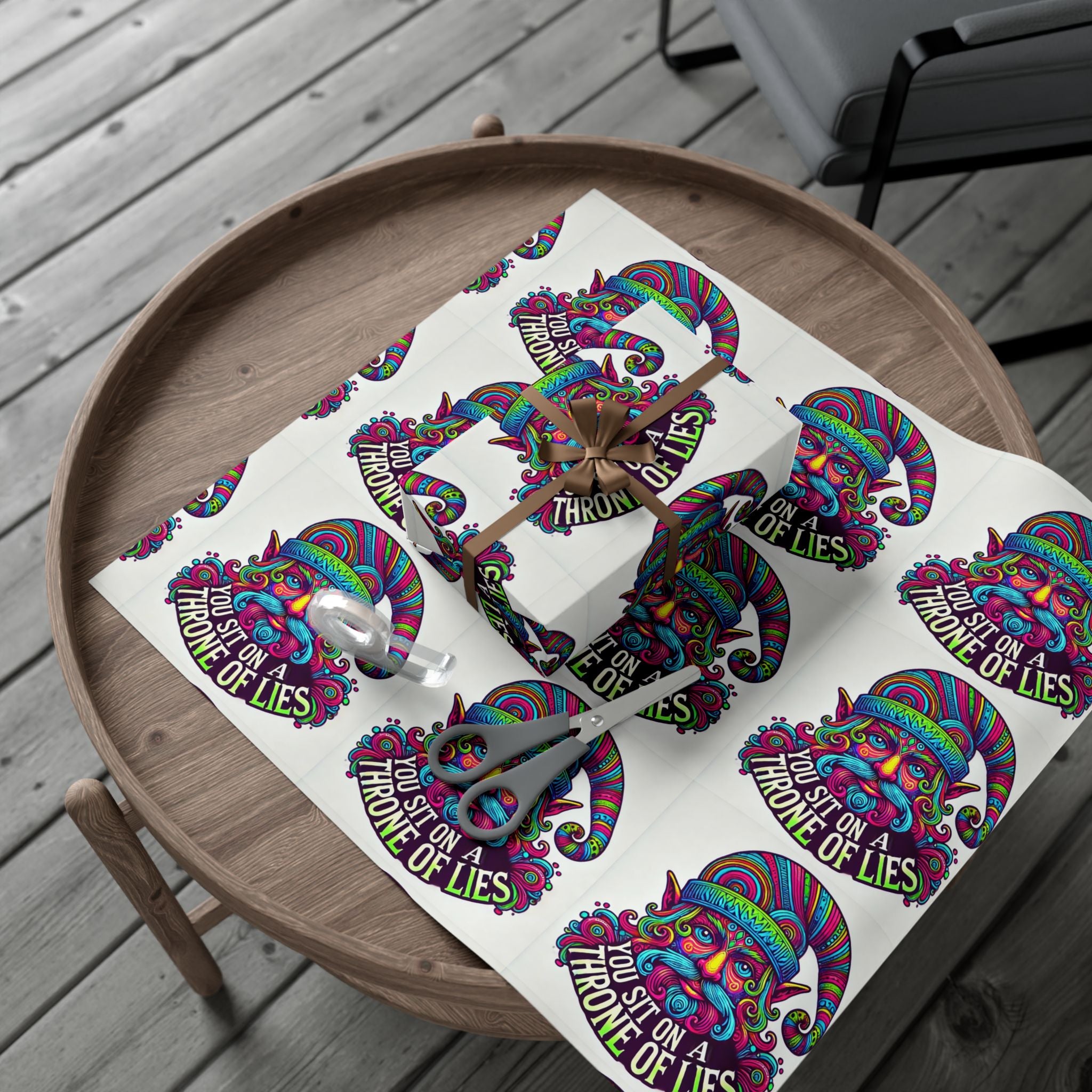 You Sit On A Throne of Lies - Gift Wrapping Paper