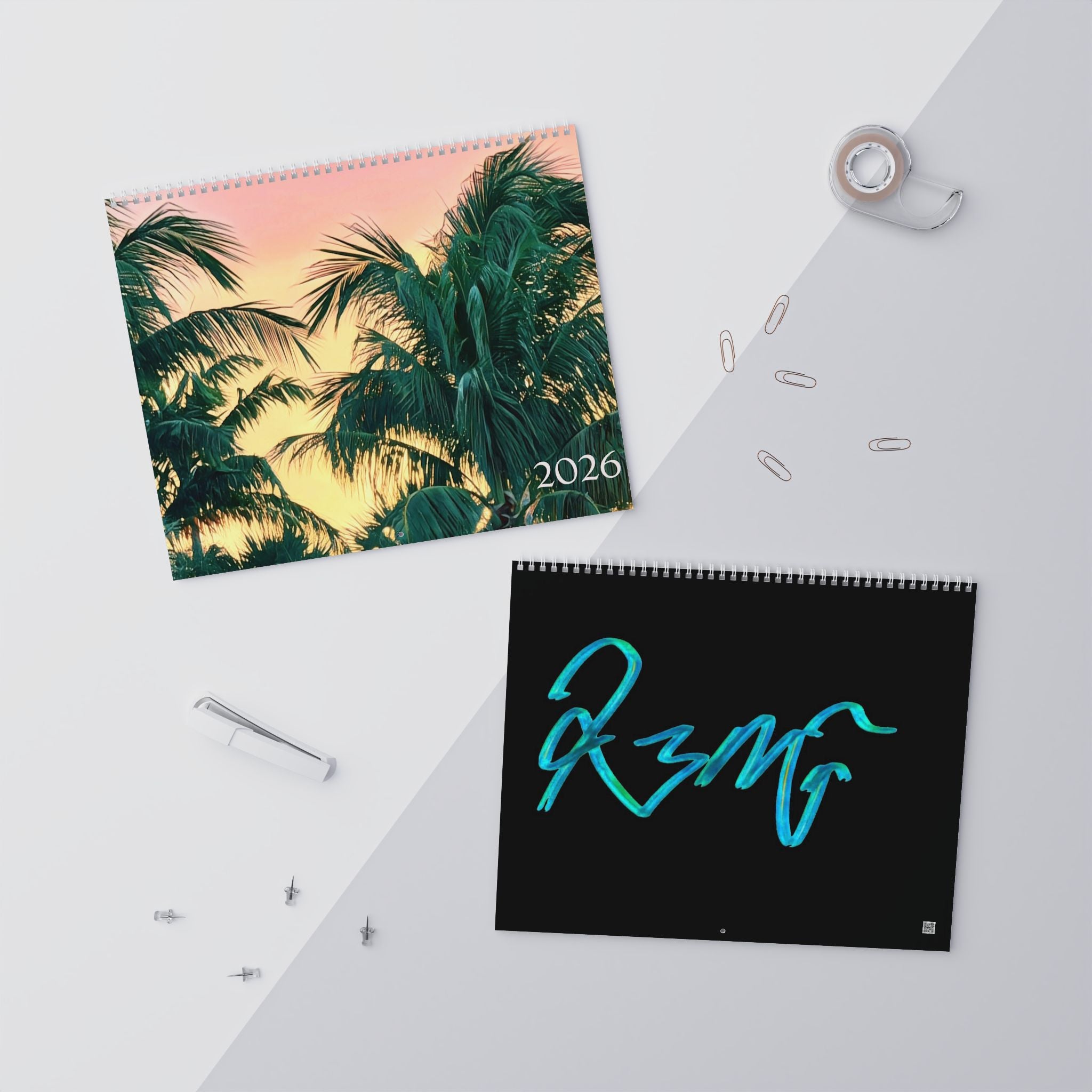 2026 Tranquil Beach Wall Calendar — Coastal Photography Monthly Planner