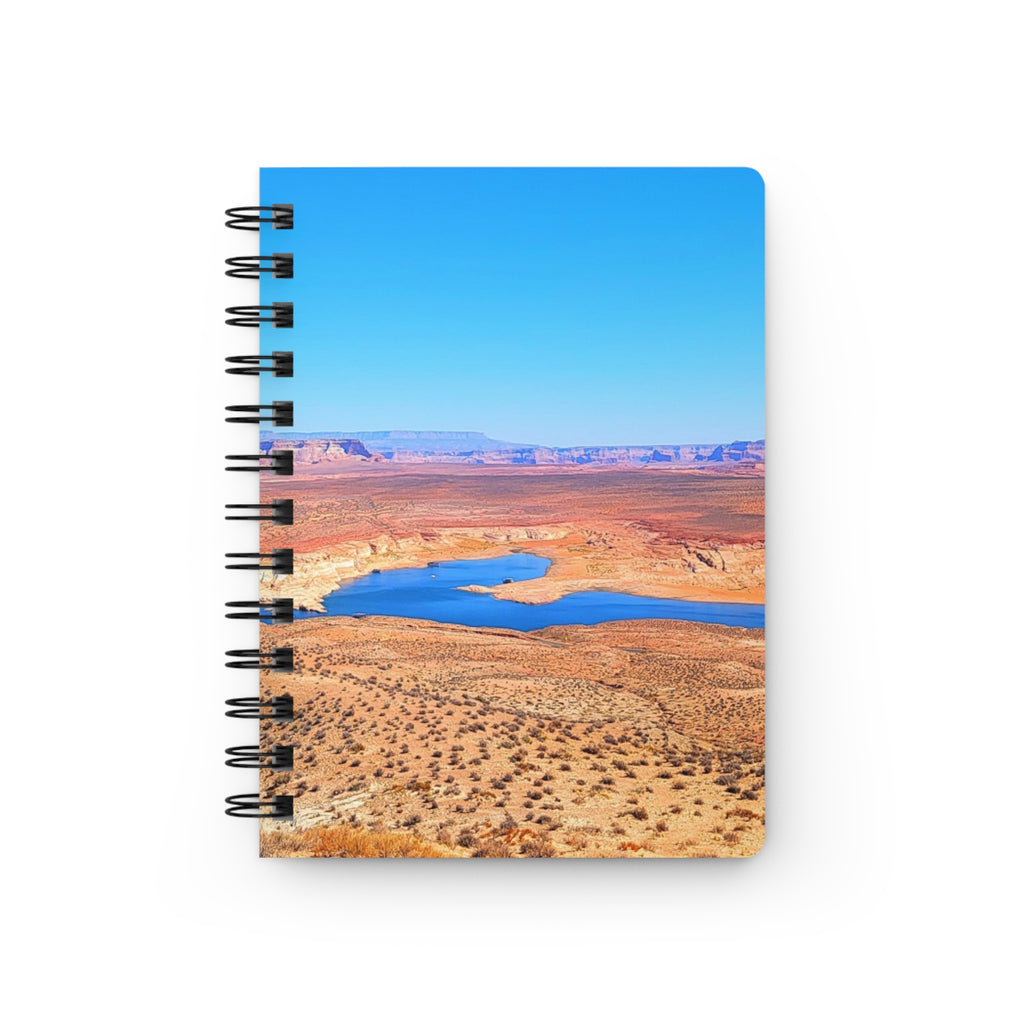 Desert Lake Spiral Journal — Southwestern Landscape Notebook for Travel, Nature & Daily Writing
