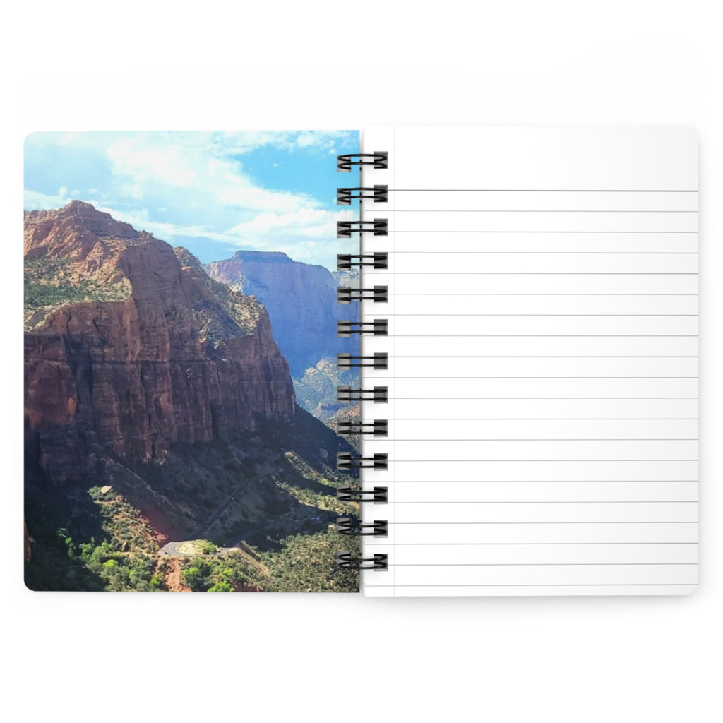 Zion Canyon Spiral Journal — Scenic Mountain Travel Notebook