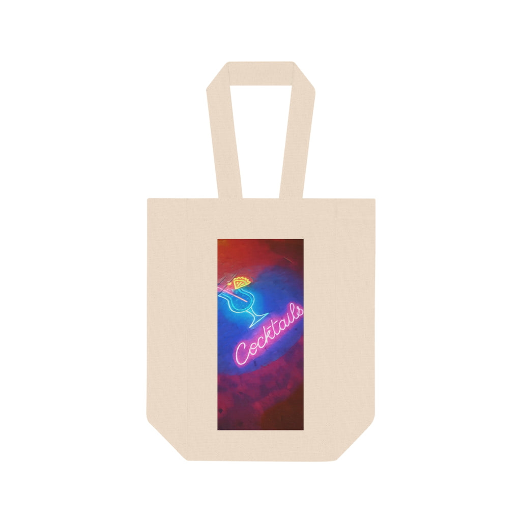 Cocktail Double Bottle Wine Tote Bag
