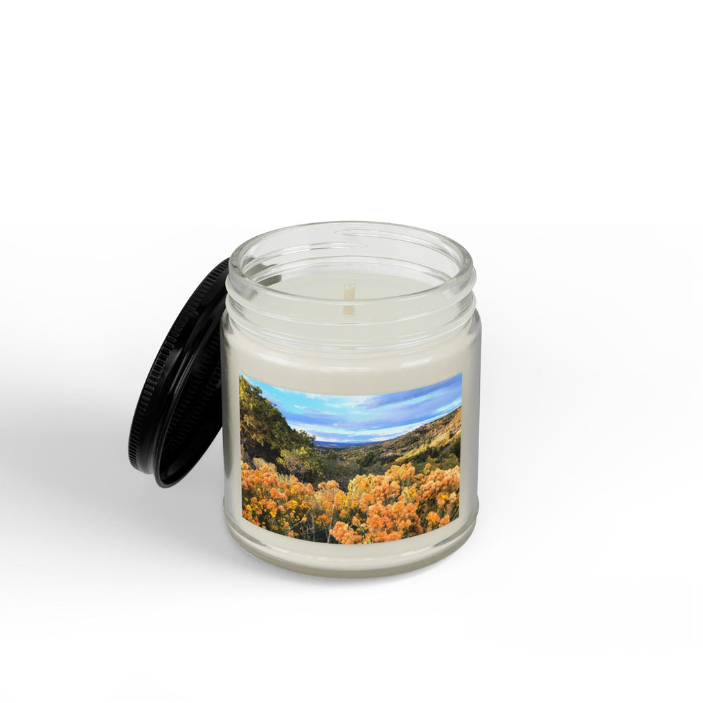 Autumn Hills Soy Candle — 4oz & 9oz Scented Jar with Black Lid